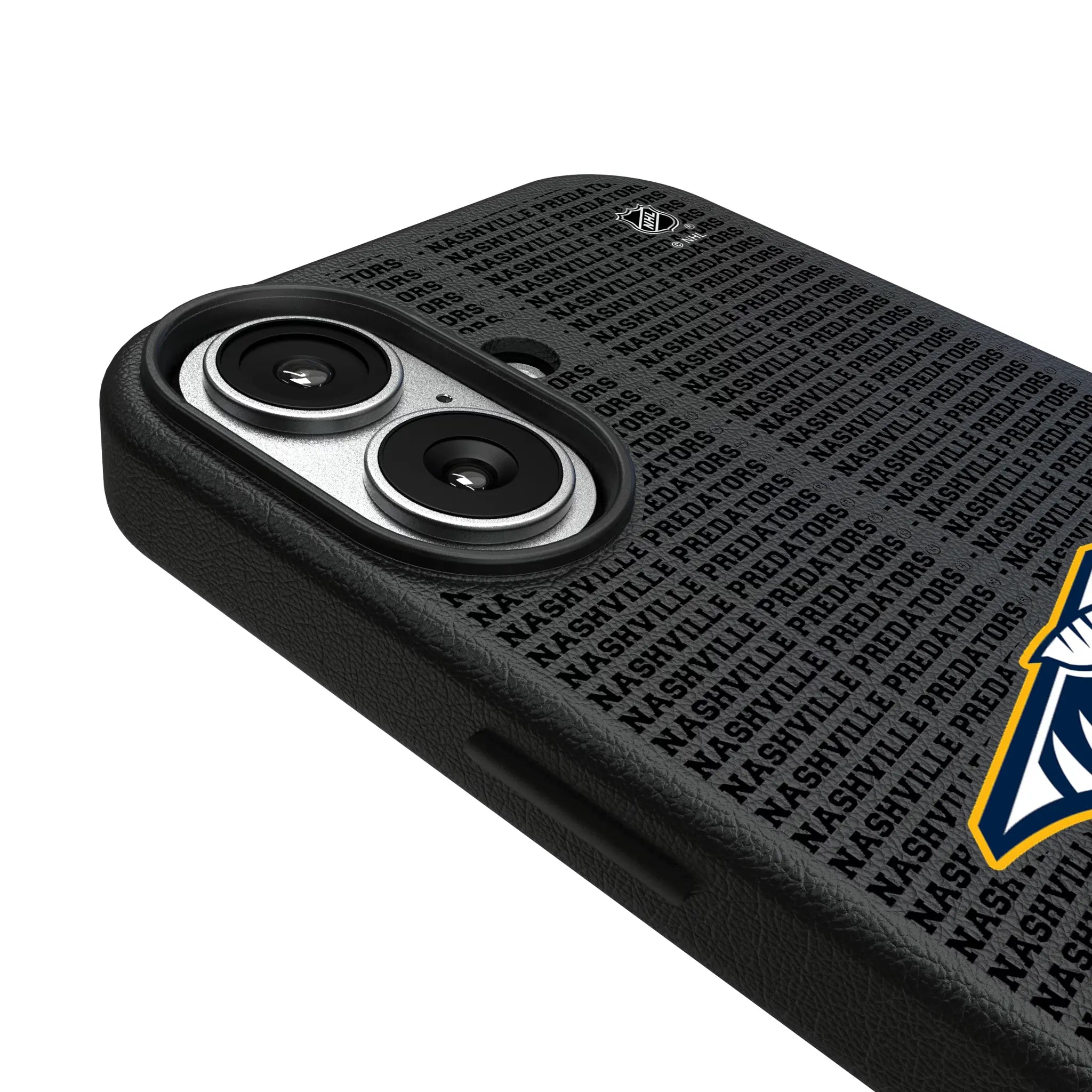 Nashville Predators Text Backdrop iPhone MagSafe Compatible Phone Case for Apple iPhone - Detail#Device_iPhone 17