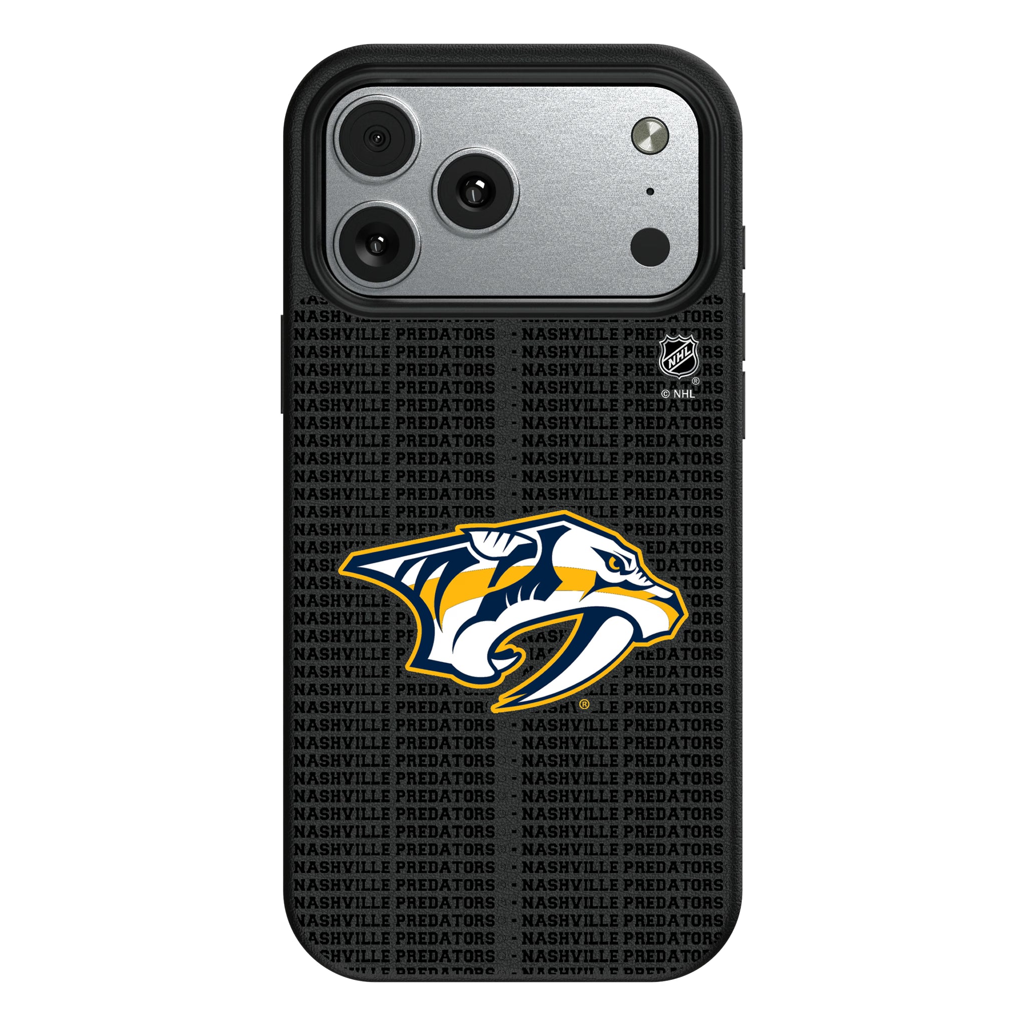 Nashville Predators Text Backdrop iPhone MagSafe Compatible Phone Case for Apple iPhone#Device_iPhone 17 Pro Max