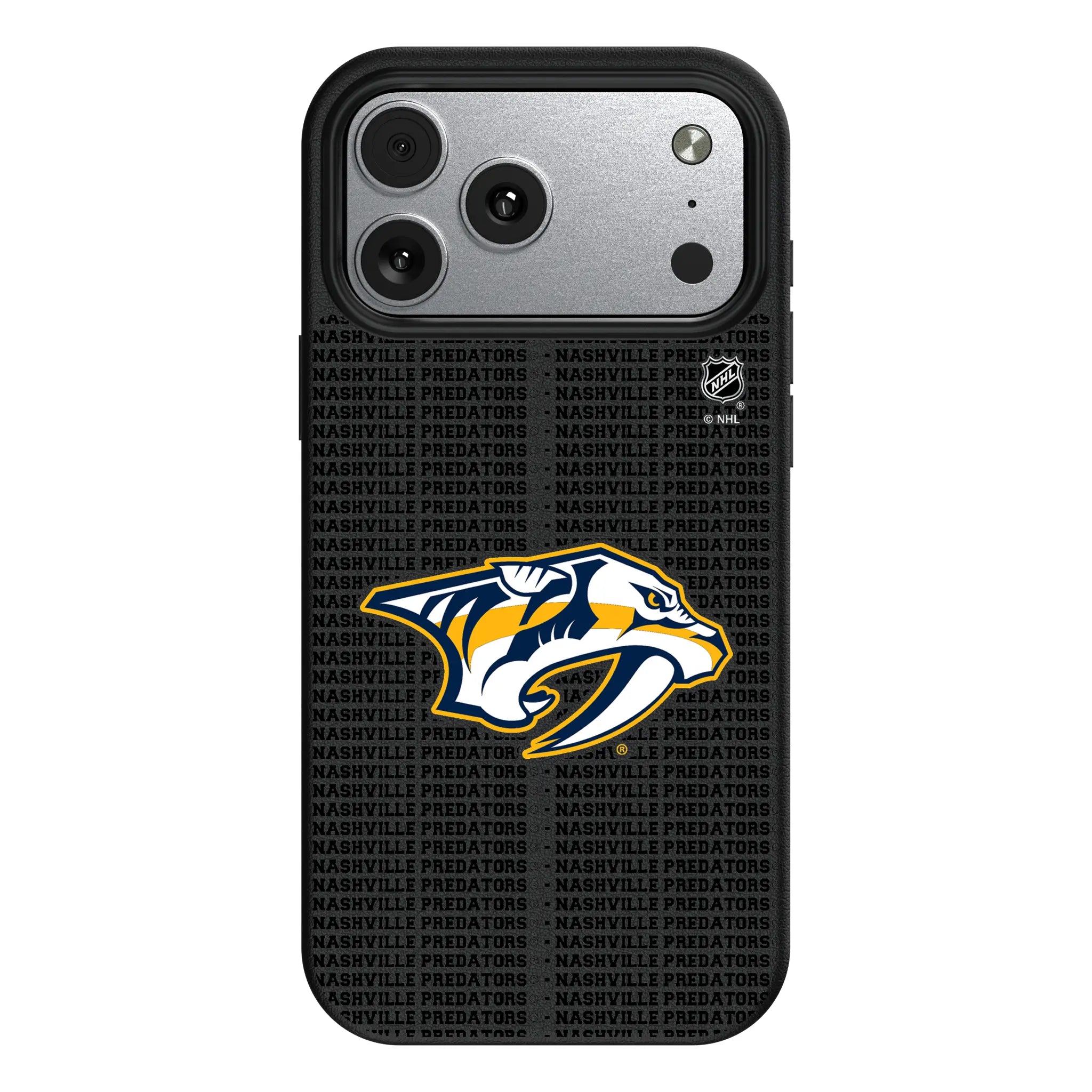 Nashville Predators Text Backdrop iPhone MagSafe Compatible Phone Case for Apple iPhone#Device_iPhone 17 Pro Max