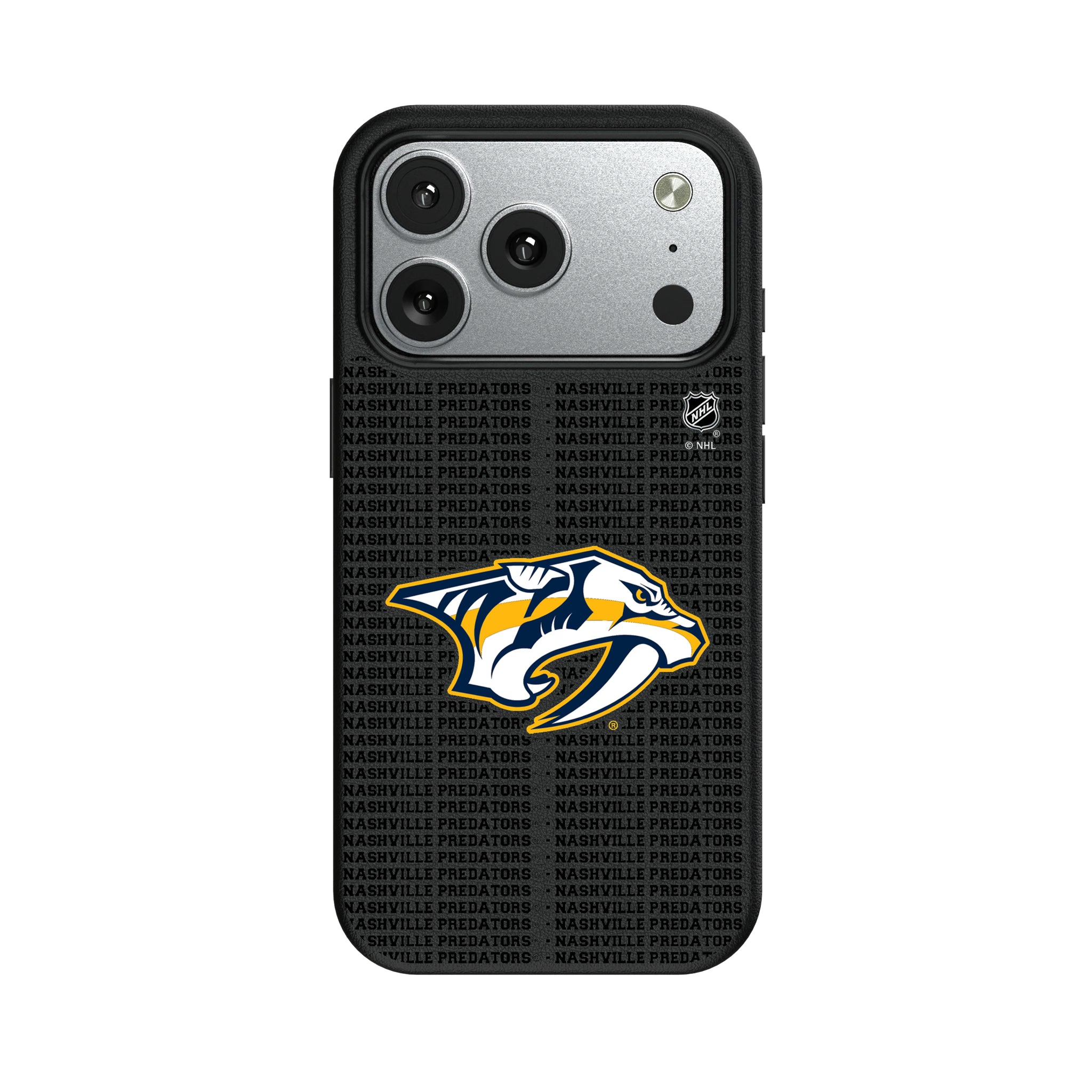 Nashville Predators Text Backdrop iPhone MagSafe Compatible Phone Case for Apple iPhone#Device_iPhone 17 Pro