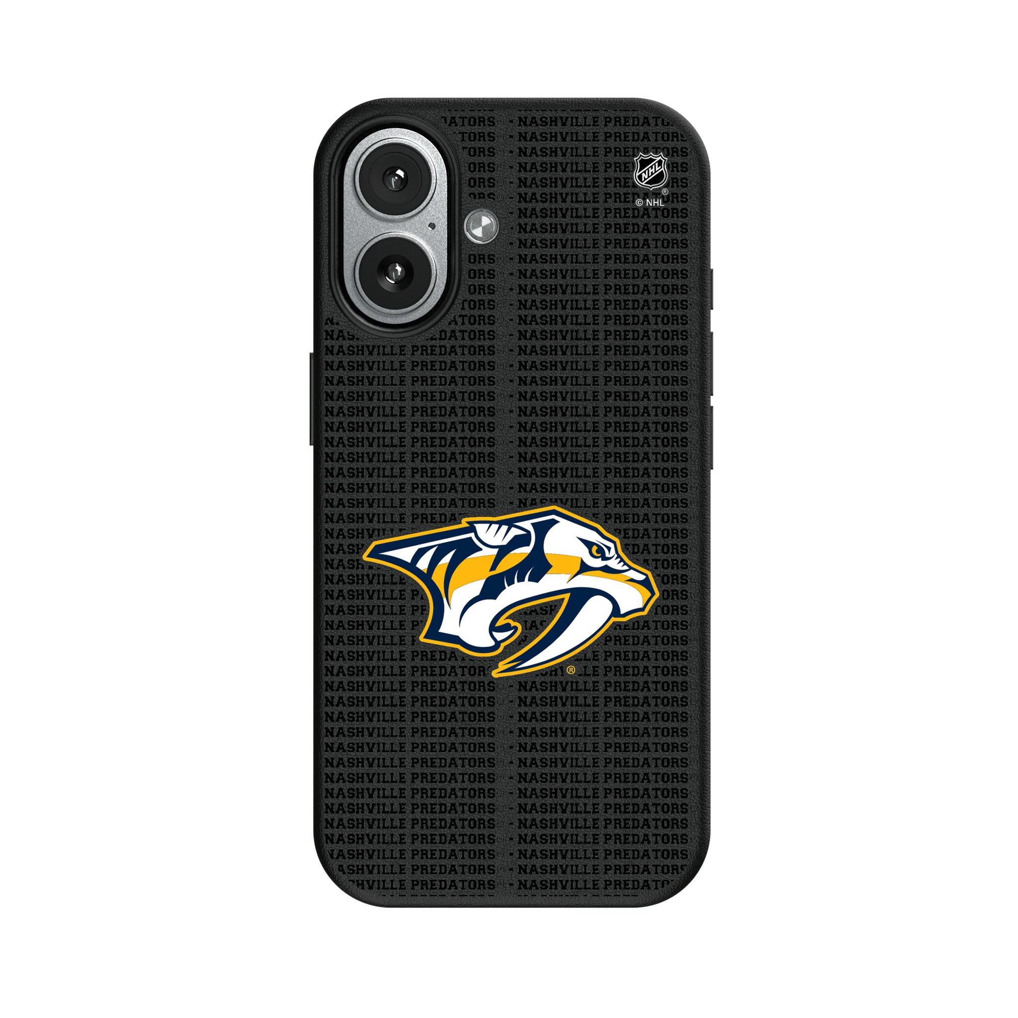 Nashville Predators Text Backdrop iPhone MagSafe Compatible Phone Case for Apple iPhone#Device_iPhone 17