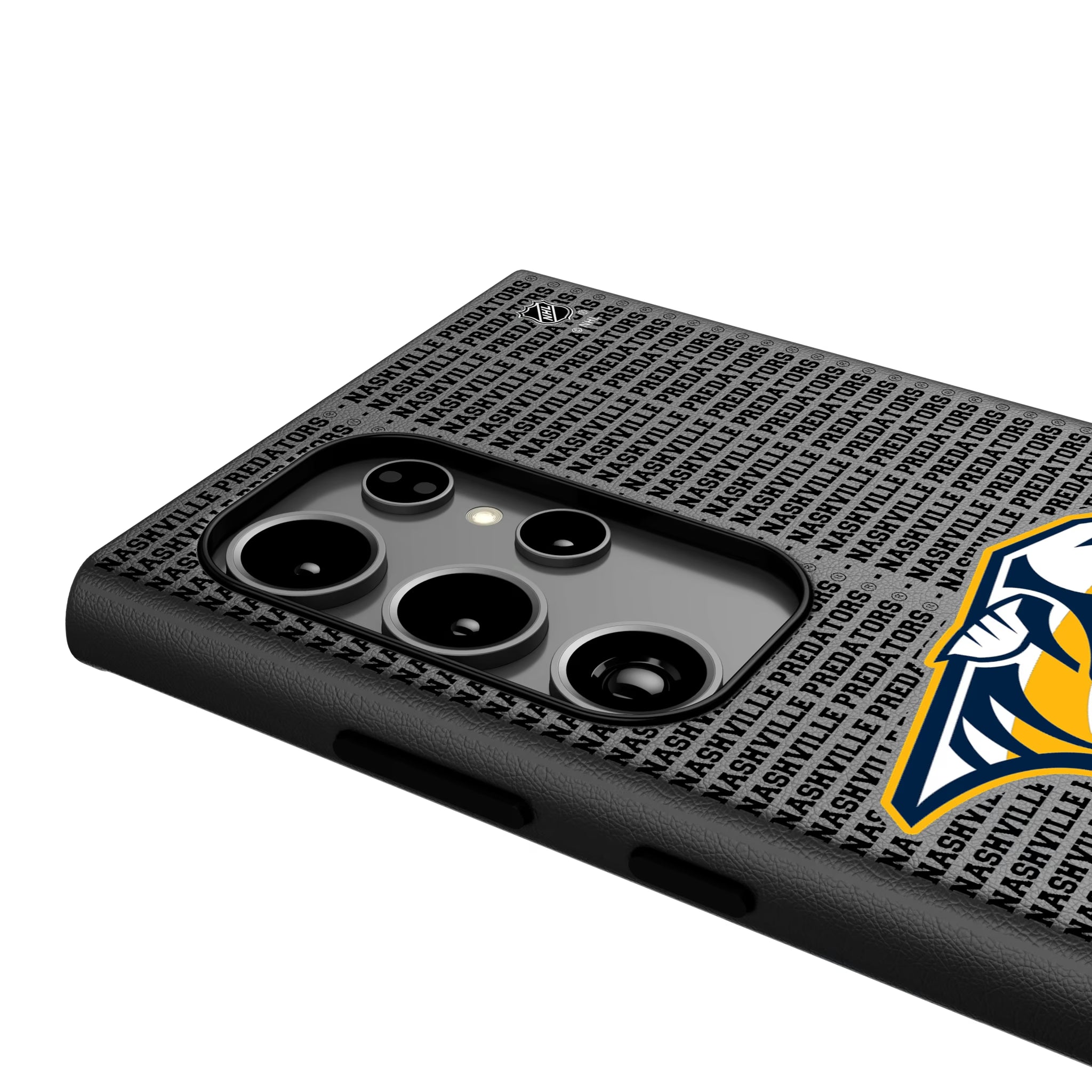 Nashville Predators Text Backdrop Galaxy MagSafe Compatible Phone Case for Samsung Galaxy - Detail