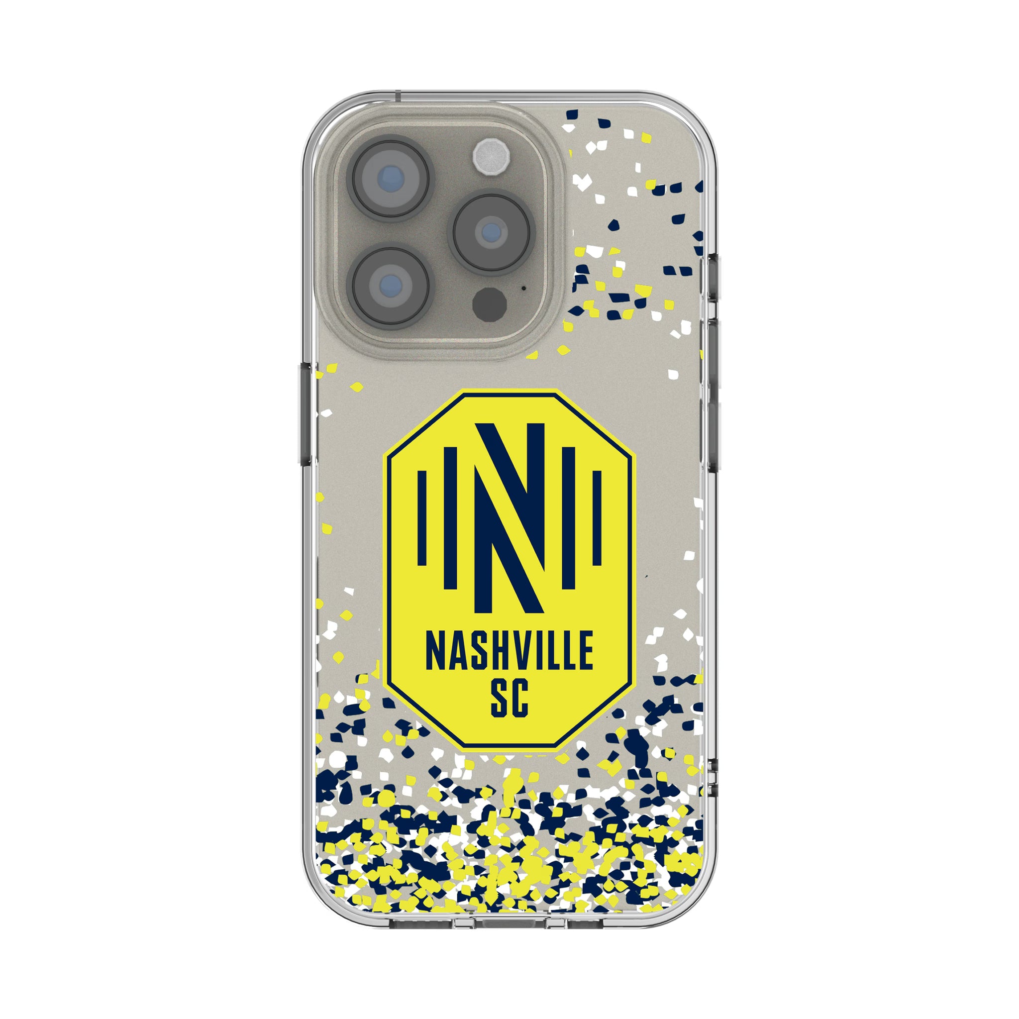 Nashville SC Confetti iPhone Clear Phone Case for Apple iPhone