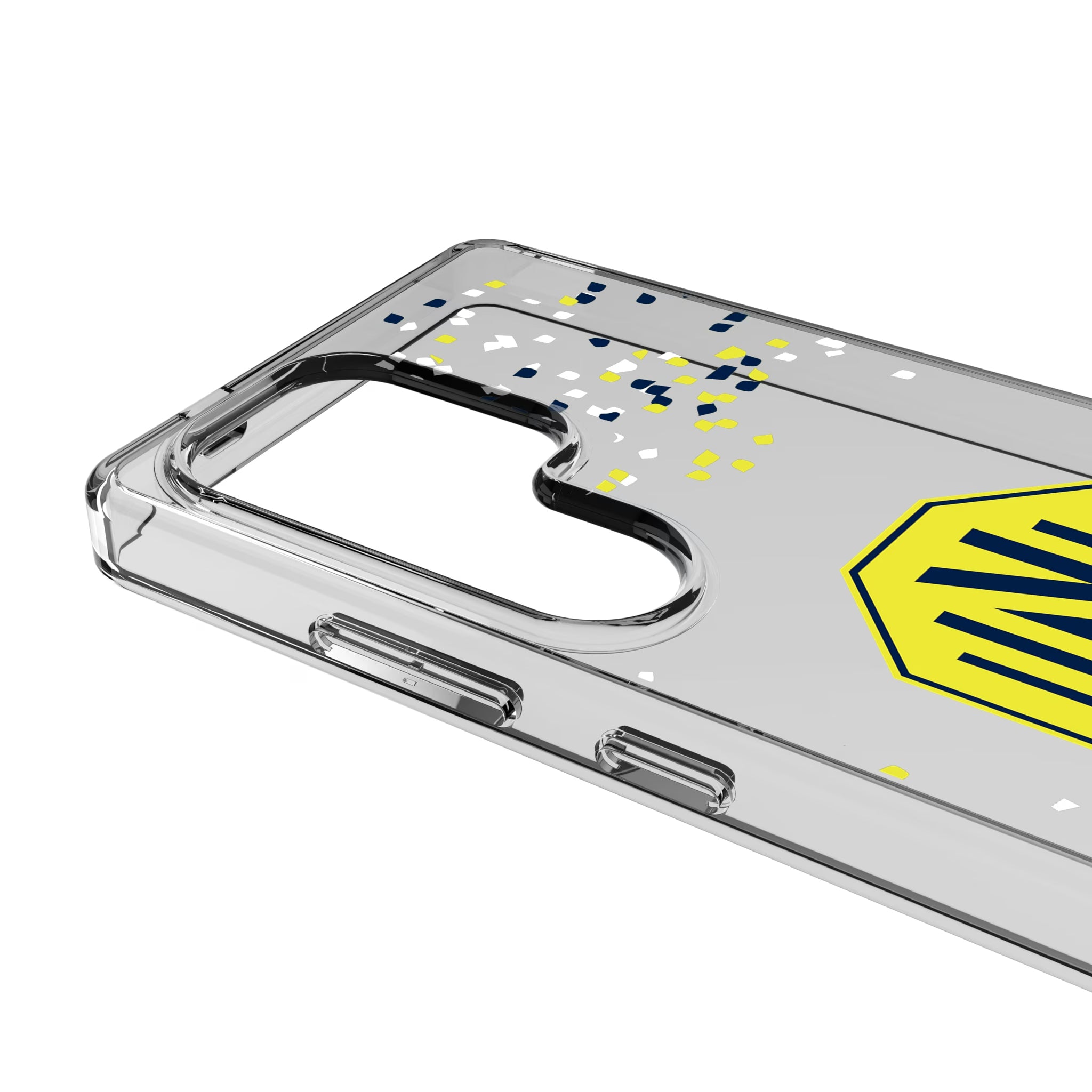 Nashville SC Confetti Galaxy Clear Phone Case for Samsung Galaxy - Detail