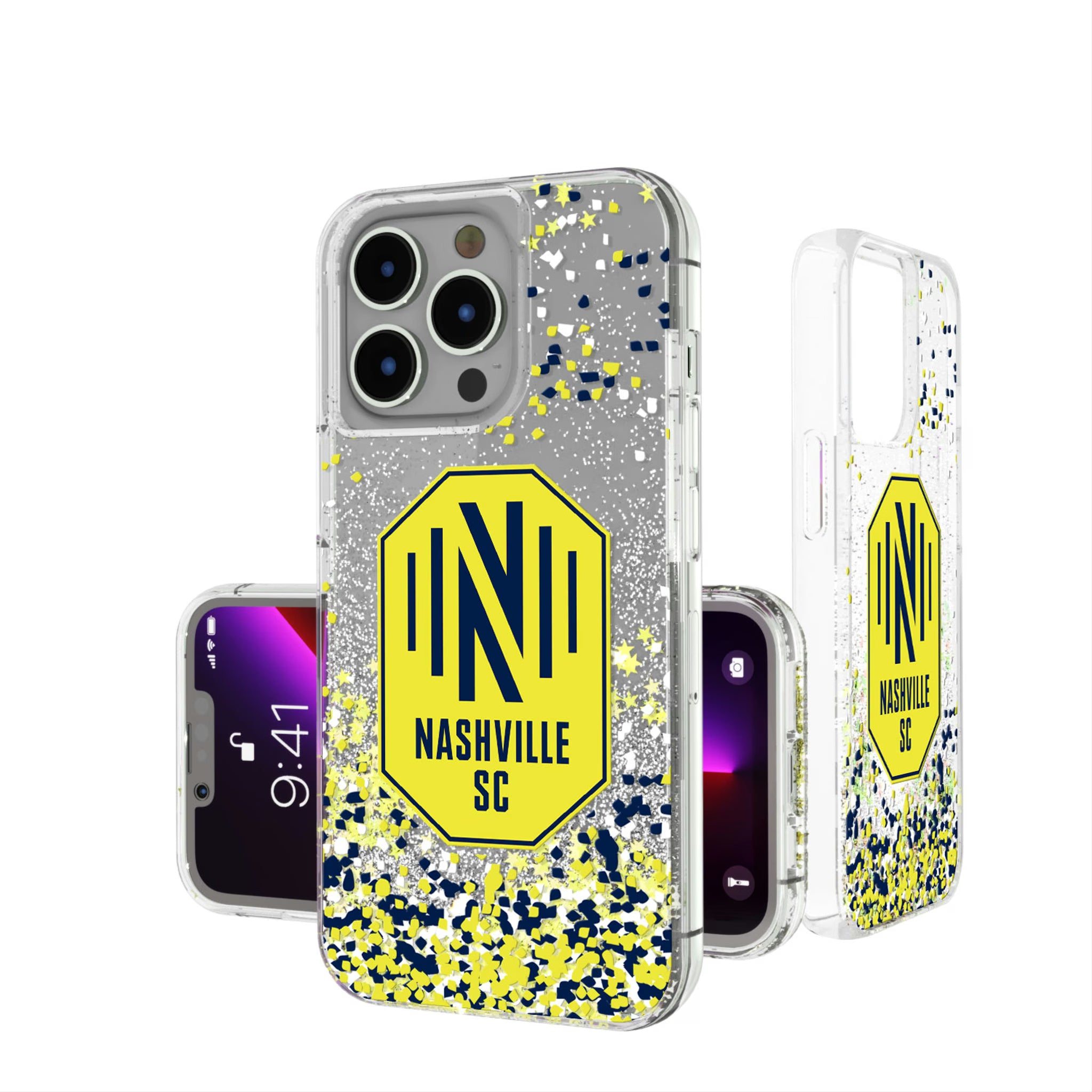 Nashville SC Confetti iPhone Glitter Phone Case for Apple iPhone