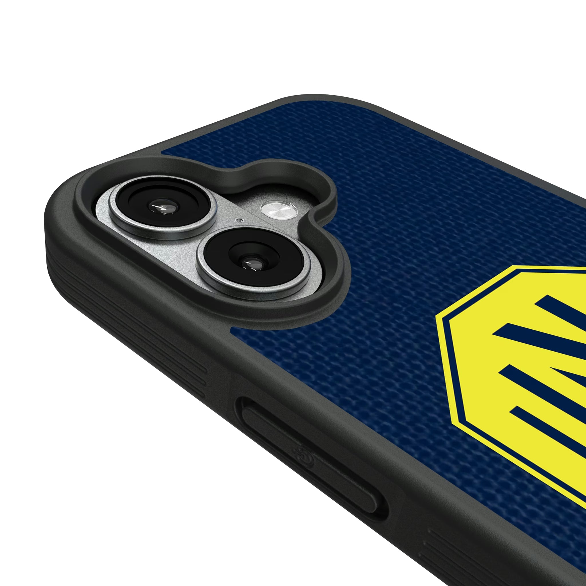 Nashville SC Diagonal Stripe iPhone Bump Phone Case for Apple iPhone - Detail#Device_iPhone 17