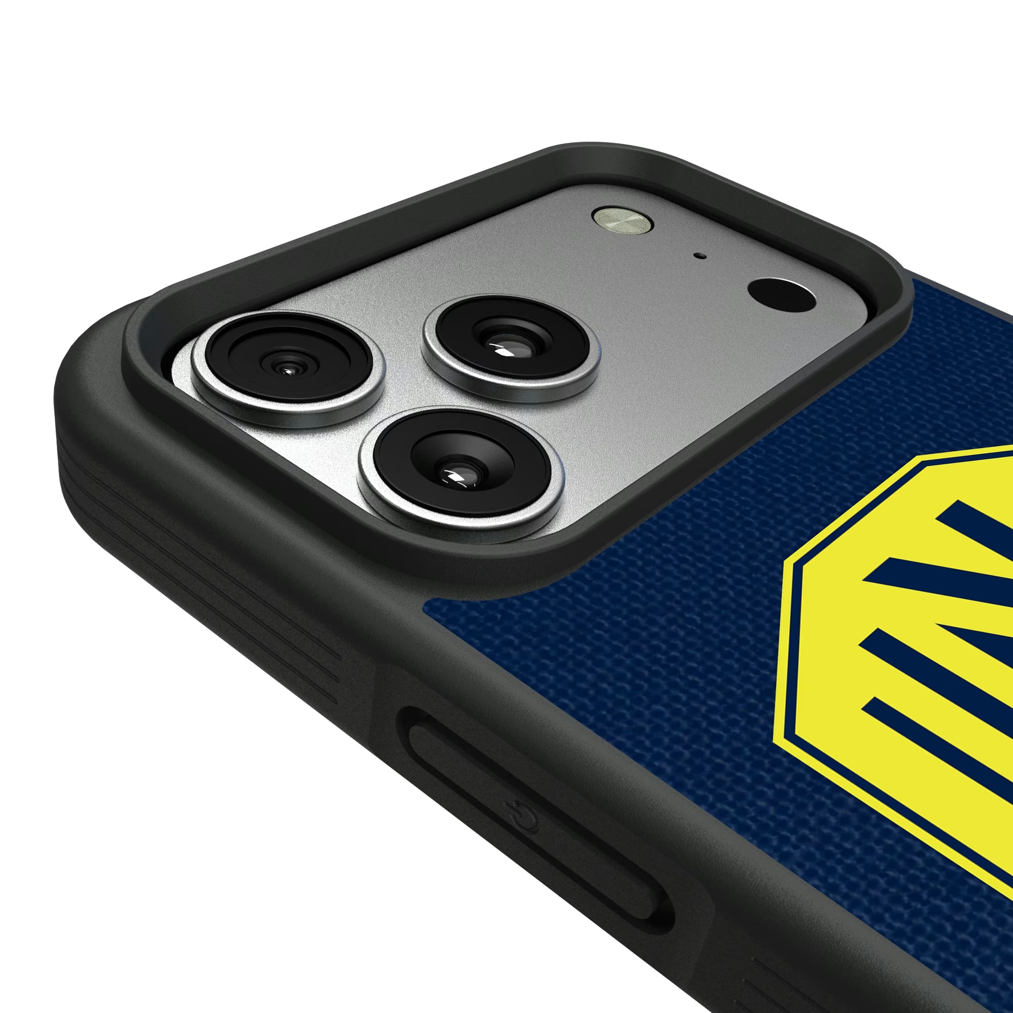 Nashville SC Diagonal Stripe iPhone Bump Phone Case for Apple iPhone - Detail#Device_iPhone 17 Pro Max