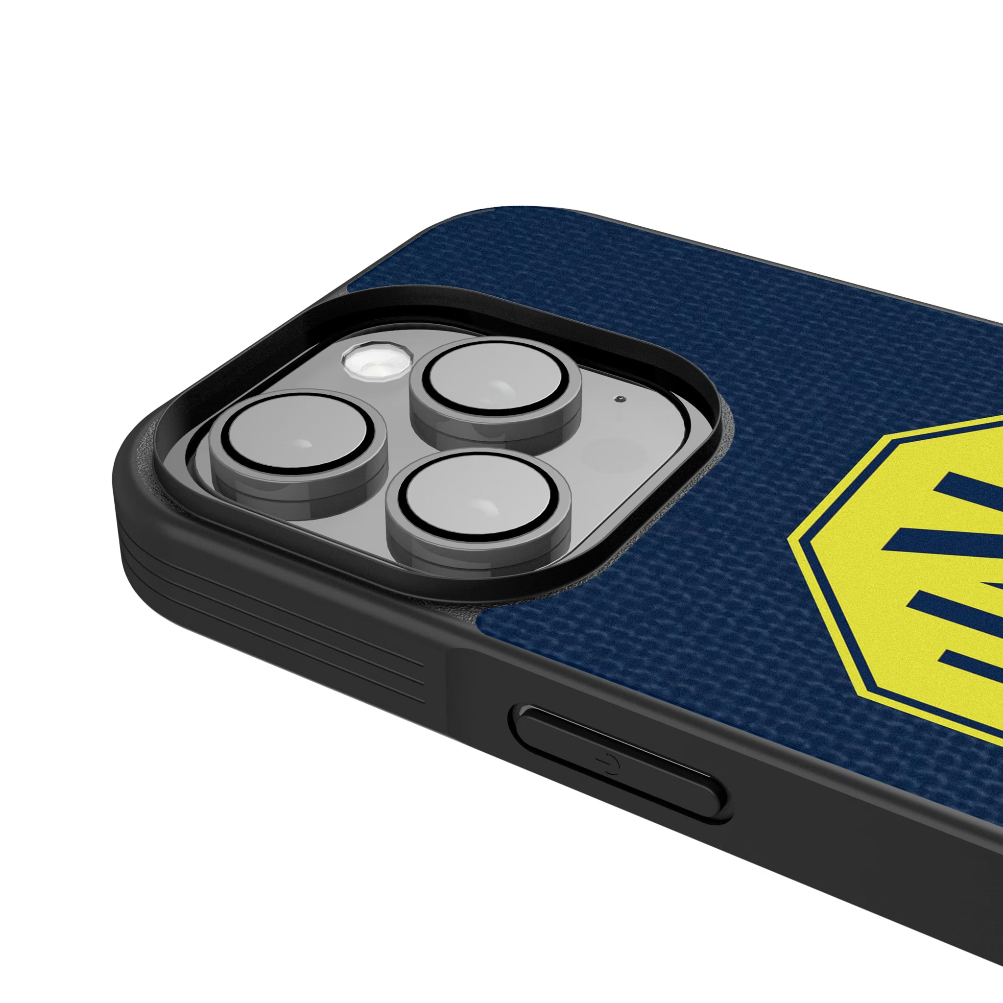 Nashville SC Diagonal Stripe iPhone Bump Phone Case for Apple iPhone - Detail