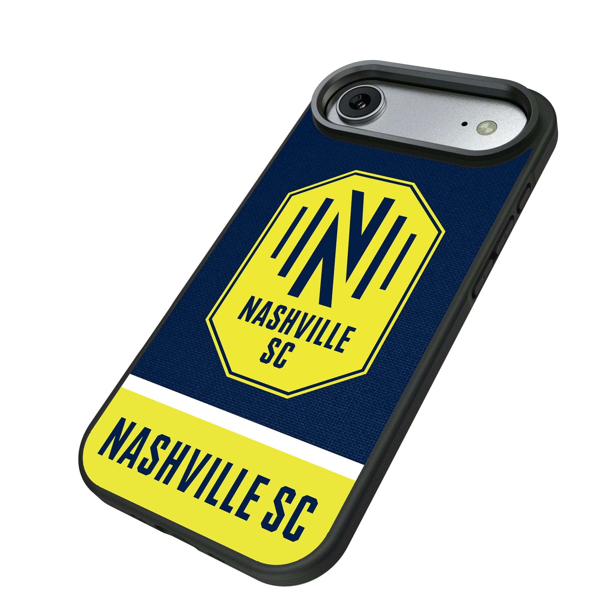 Nashville SC Endzone Solid iPhone Bump Phone Case for Apple iPhone - Isometric View#Device_iPhone Air