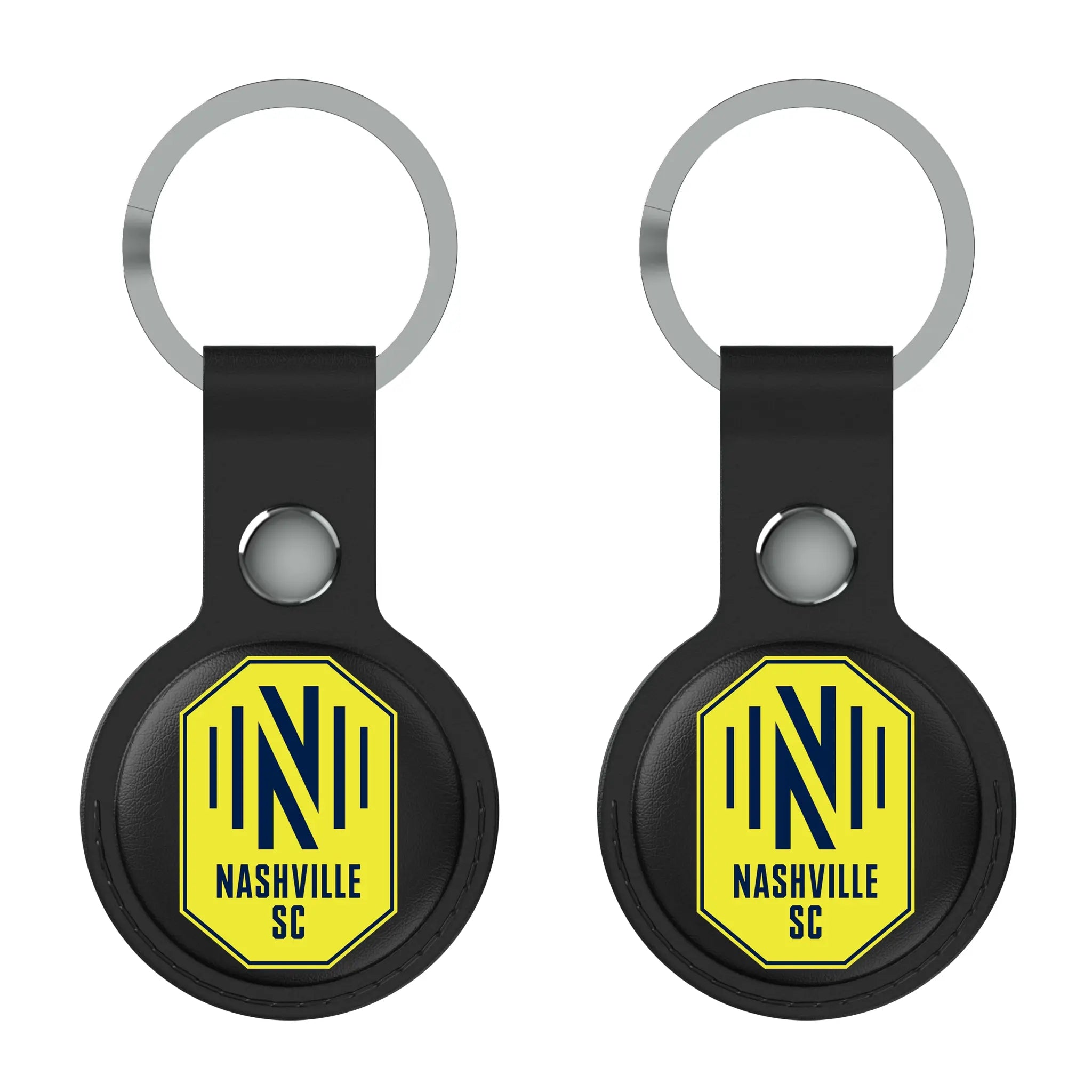 Nashville SC Insignia AirTag Black Airtag Holder 2-Pack