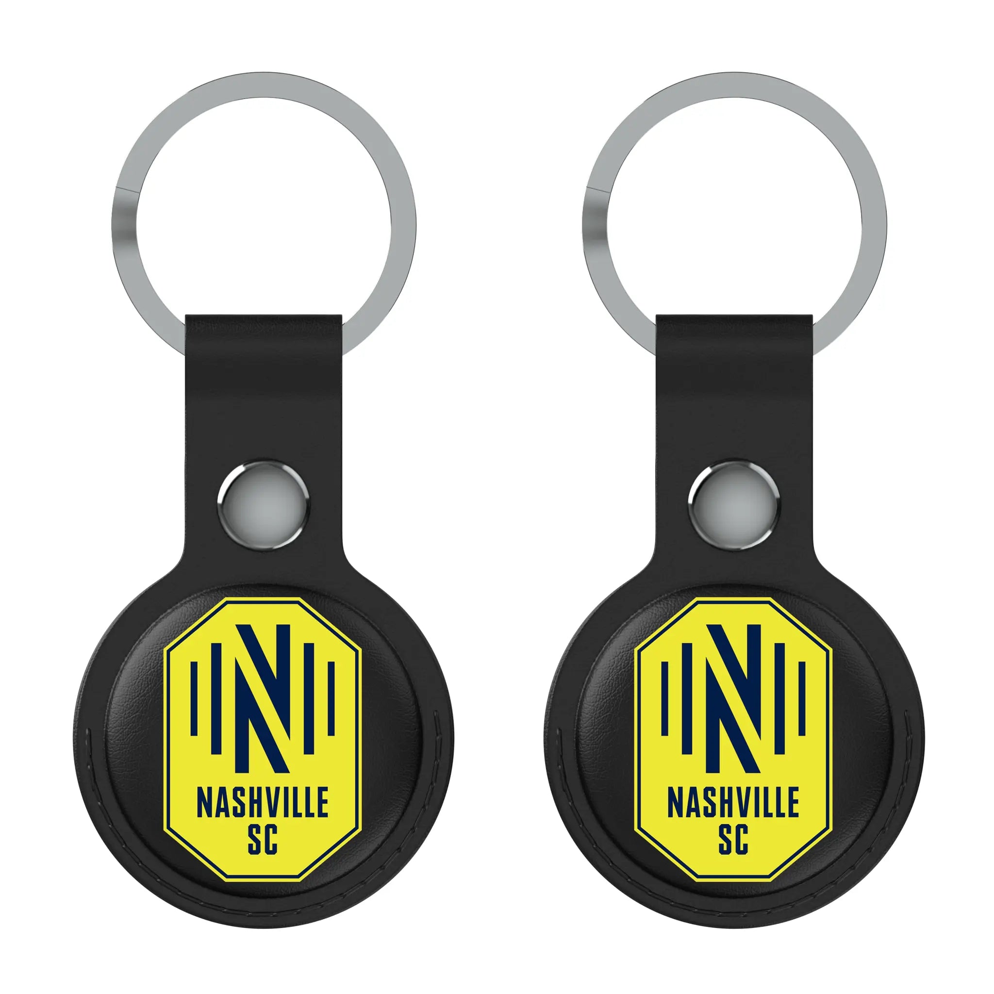 Nashville SC Insignia AirTag Black Airtag Holder 2-Pack