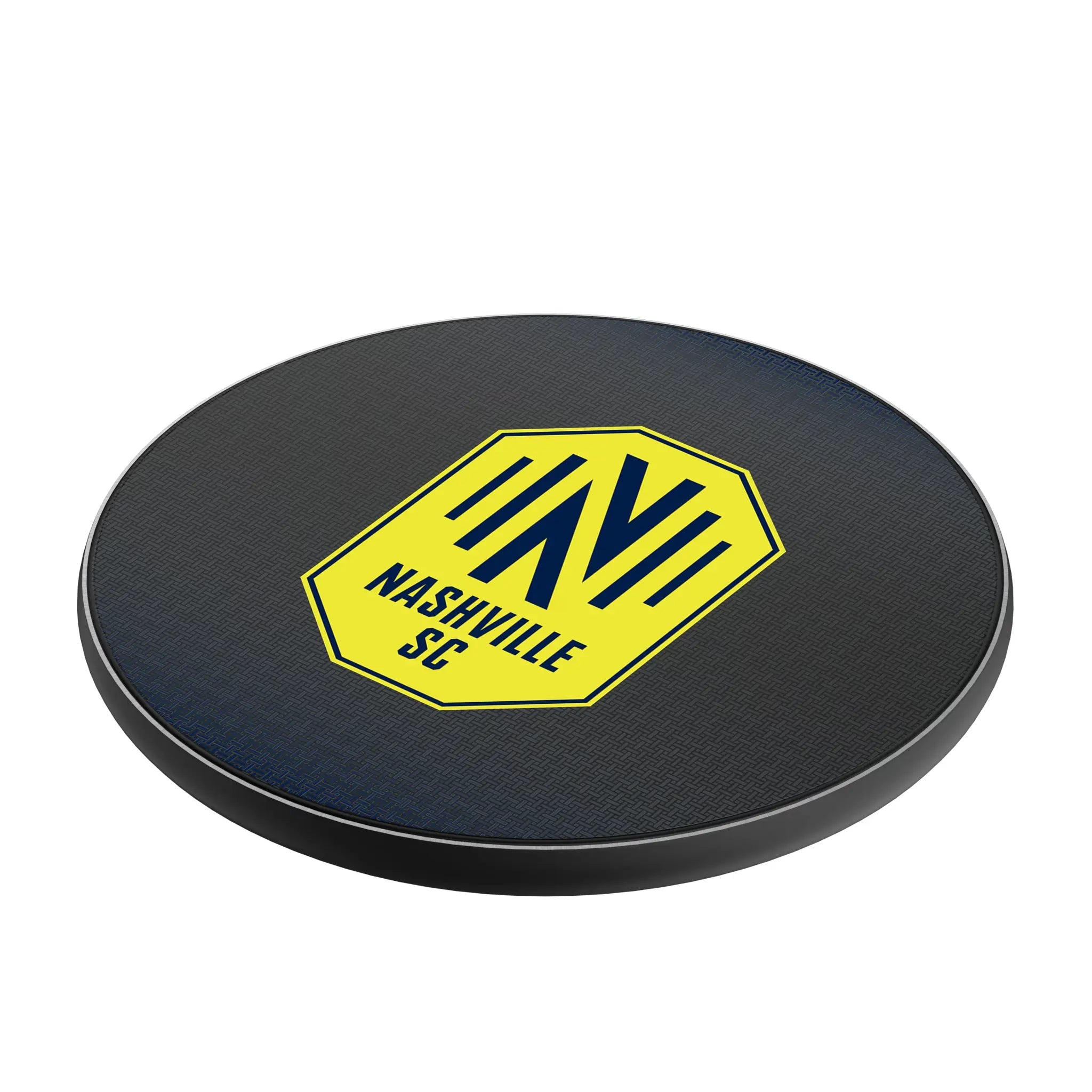 Nashville SC Linen 15-Watt Wireless Charger - Isometric View