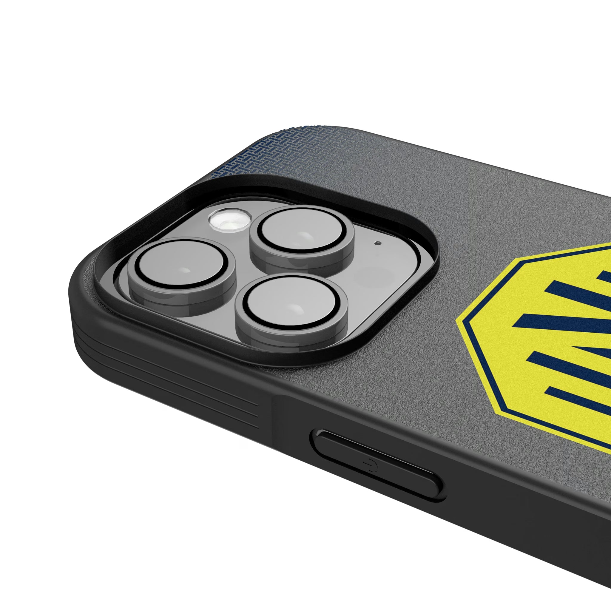 Nashville SC Linen iPhone Bump Phone Case for Apple iPhone - Detail