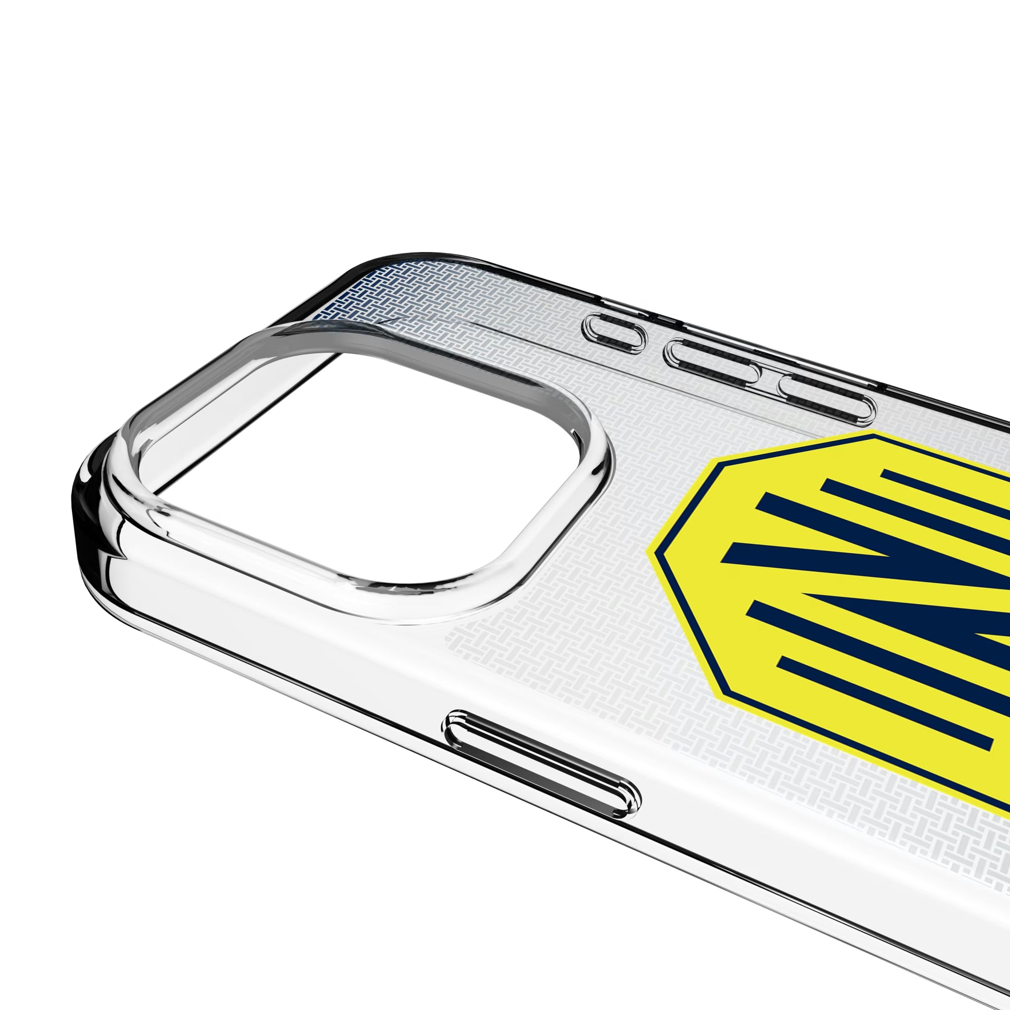 Nashville SC Linen iPhone Clear Phone Case for Apple iPhone - Detail