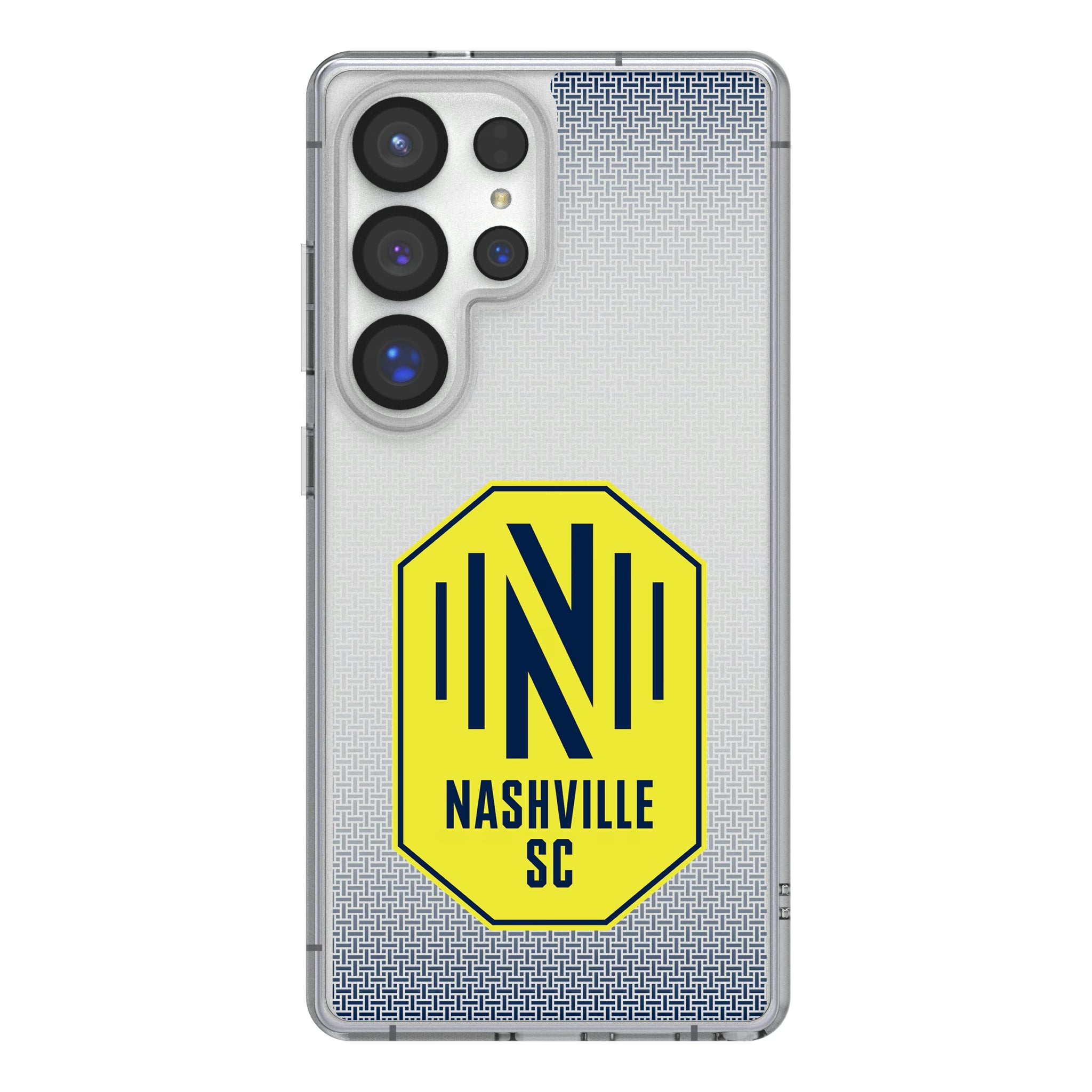 Nashville SC Linen Galaxy Clear Phone Case for Samsung Galaxy