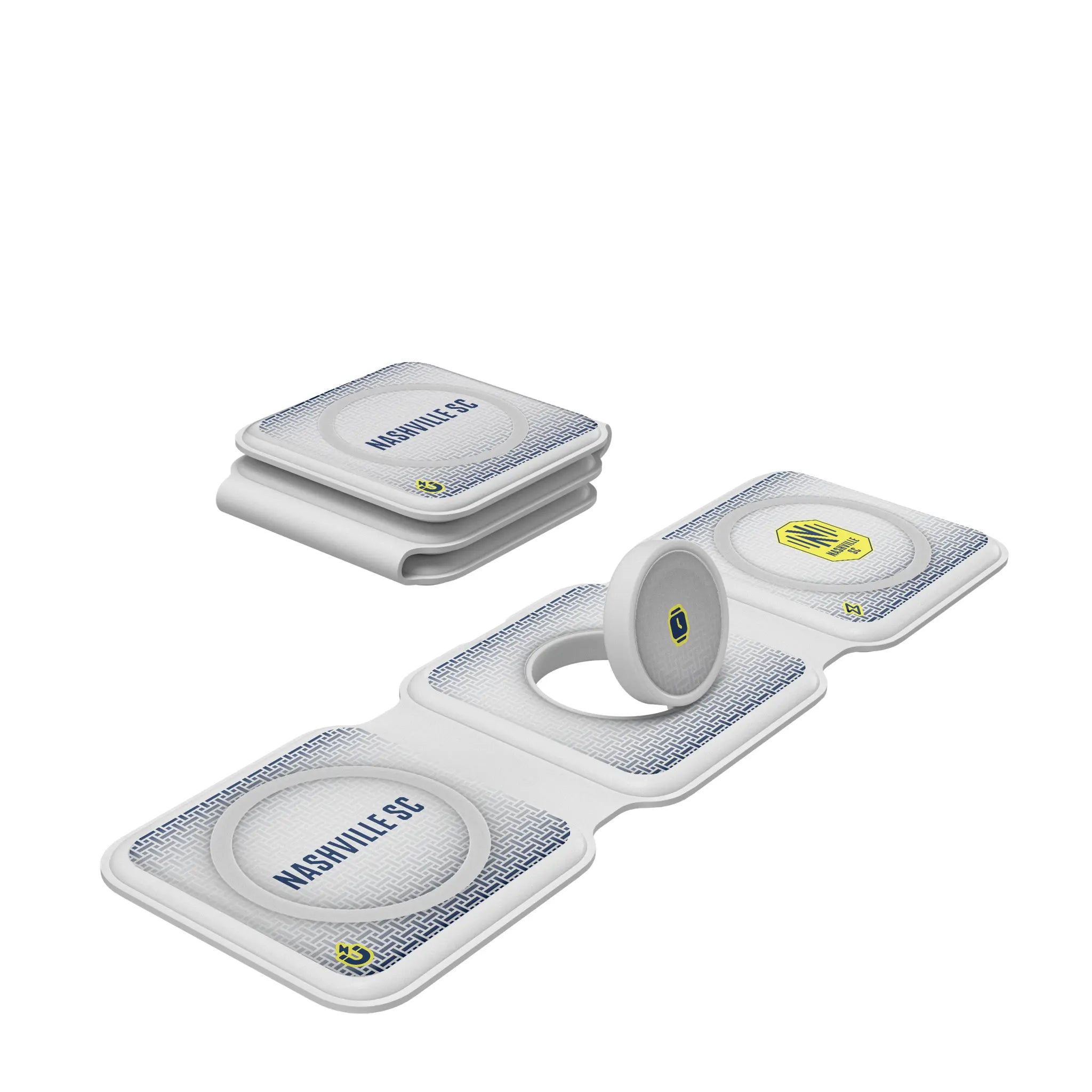 Nashville SC Linen Foldable 3 in 1 Charger