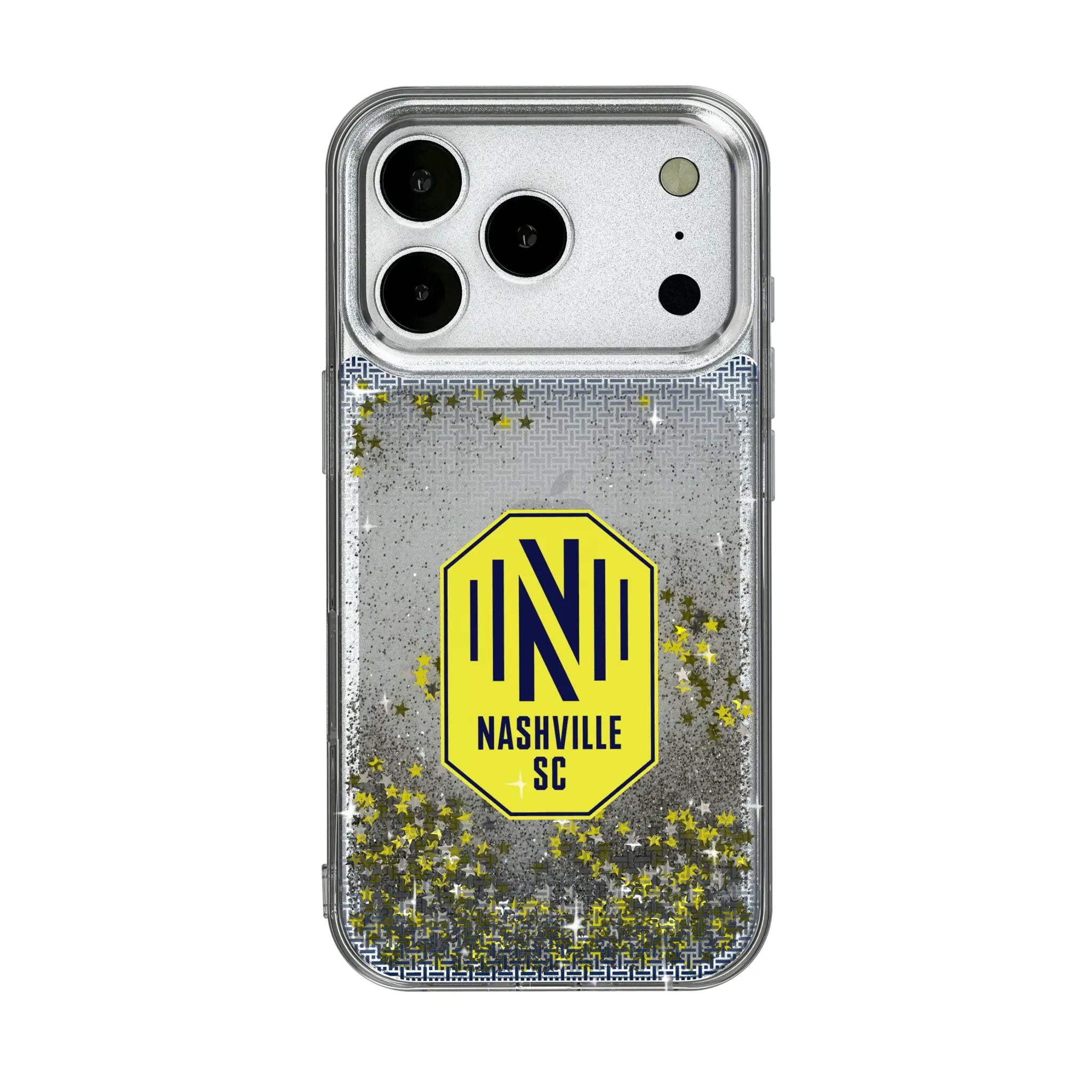 Nashville SC Linen iPhone Glitter Phone Case for Apple iPhone