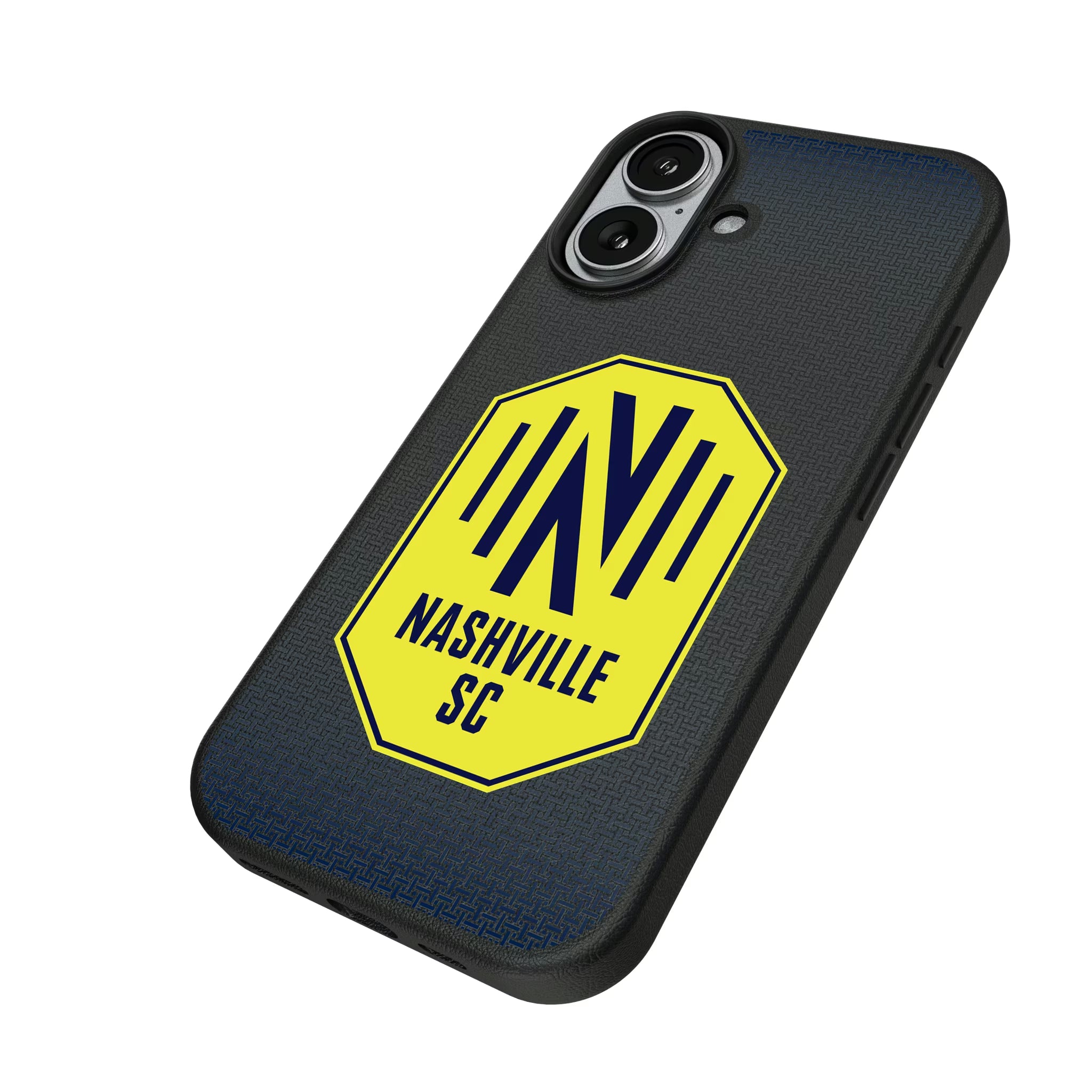 Nashville SC Linen iPhone MagSafe Compatible Phone Case for Apple iPhone - Isometric View#Device_iPhone 17