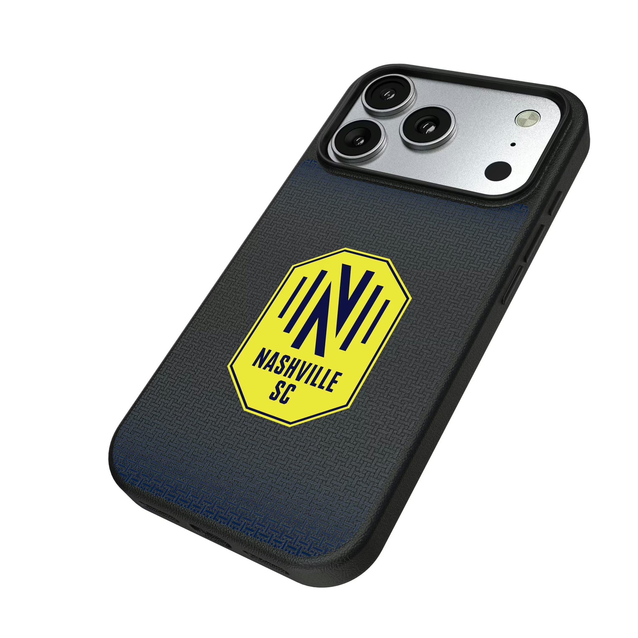 Nashville SC Linen iPhone MagSafe Compatible Phone Case for Apple iPhone - Isometric View#Device_iPhone 17 Pro