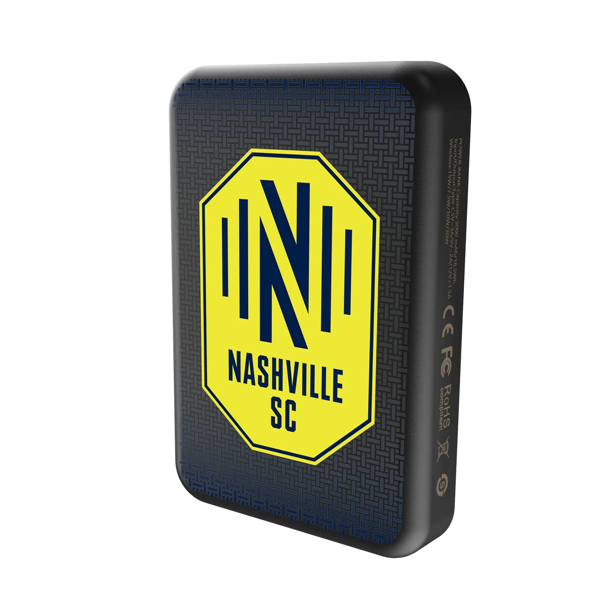 Nashville SC Linen Wireless Mag Power Bank