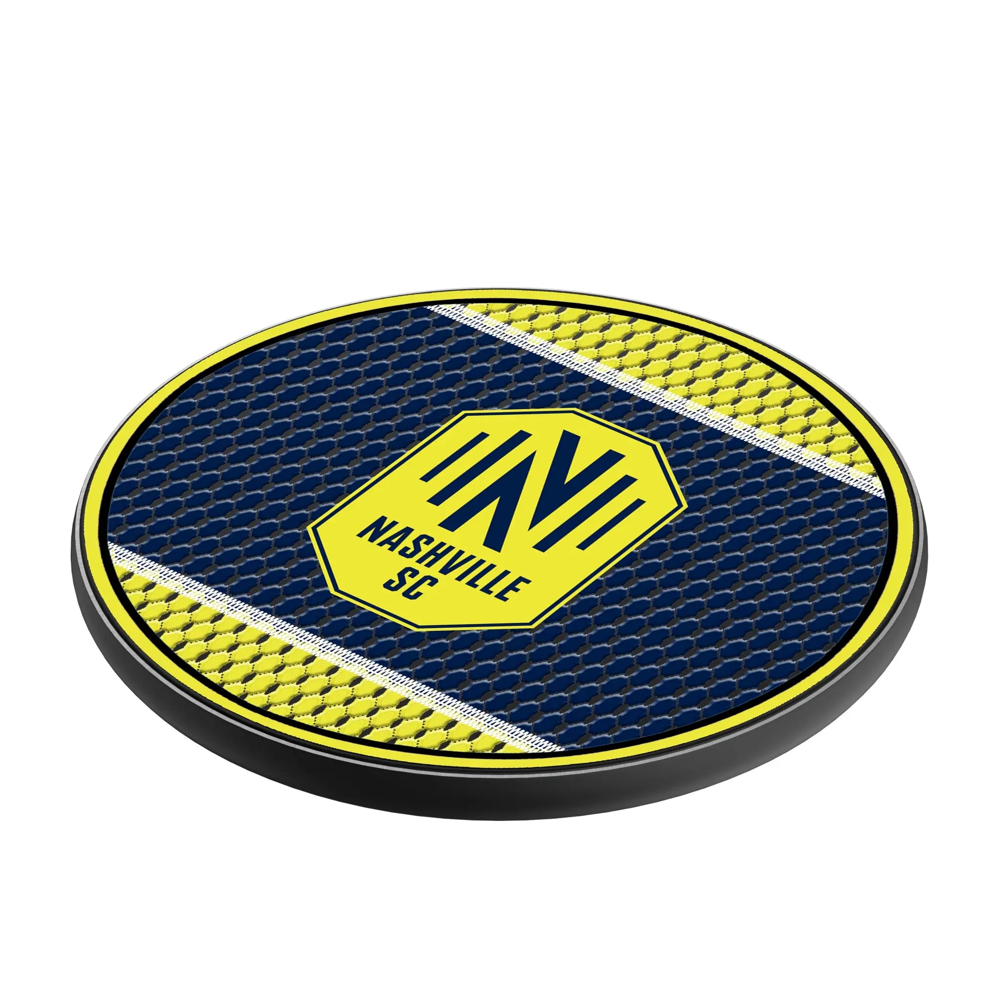 Nashville SC Mesh 15-Watt Wireless Charger - Isometric View