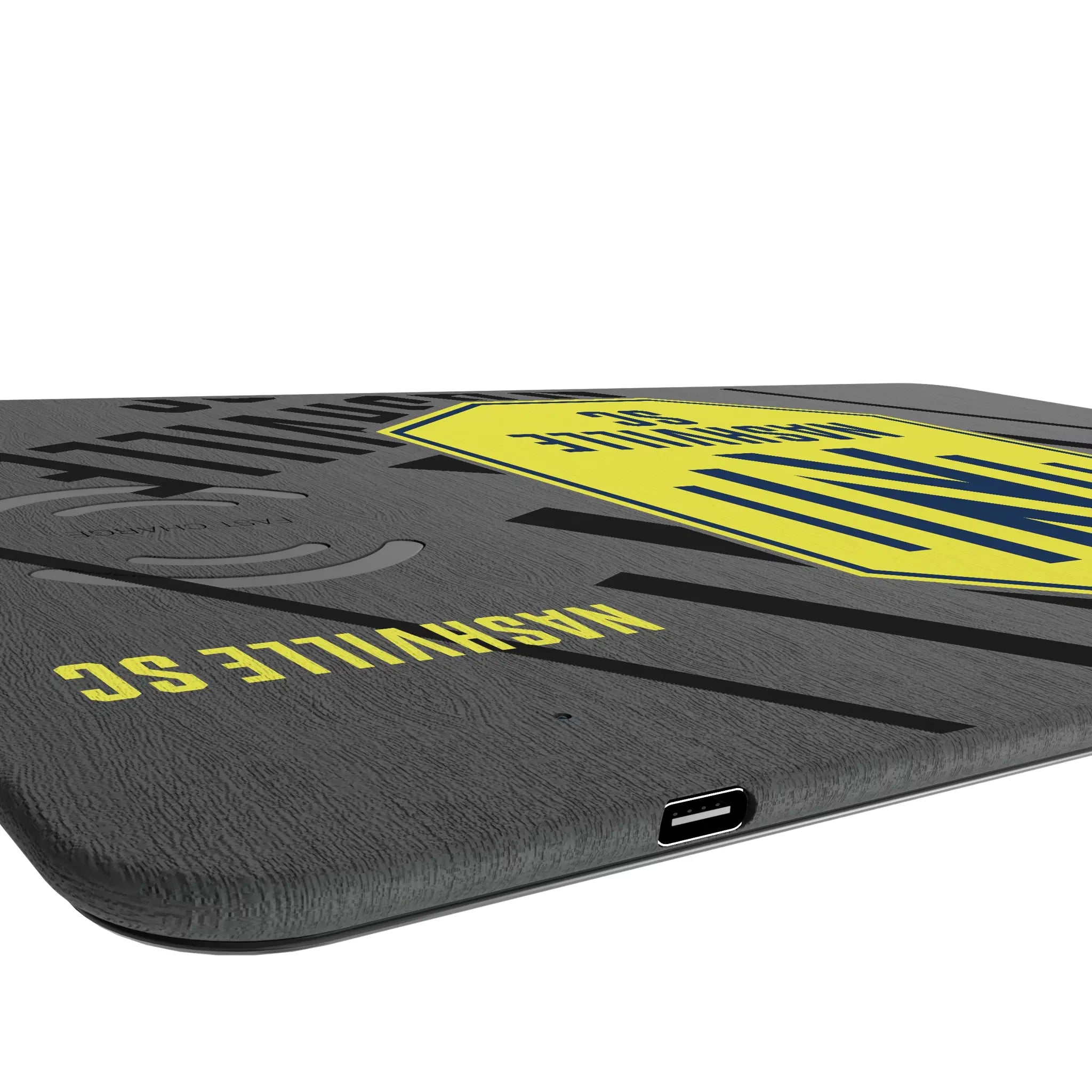 Nashville SC Monocolor Tilt 15-Watt Wireless Charger and Mouse Pad