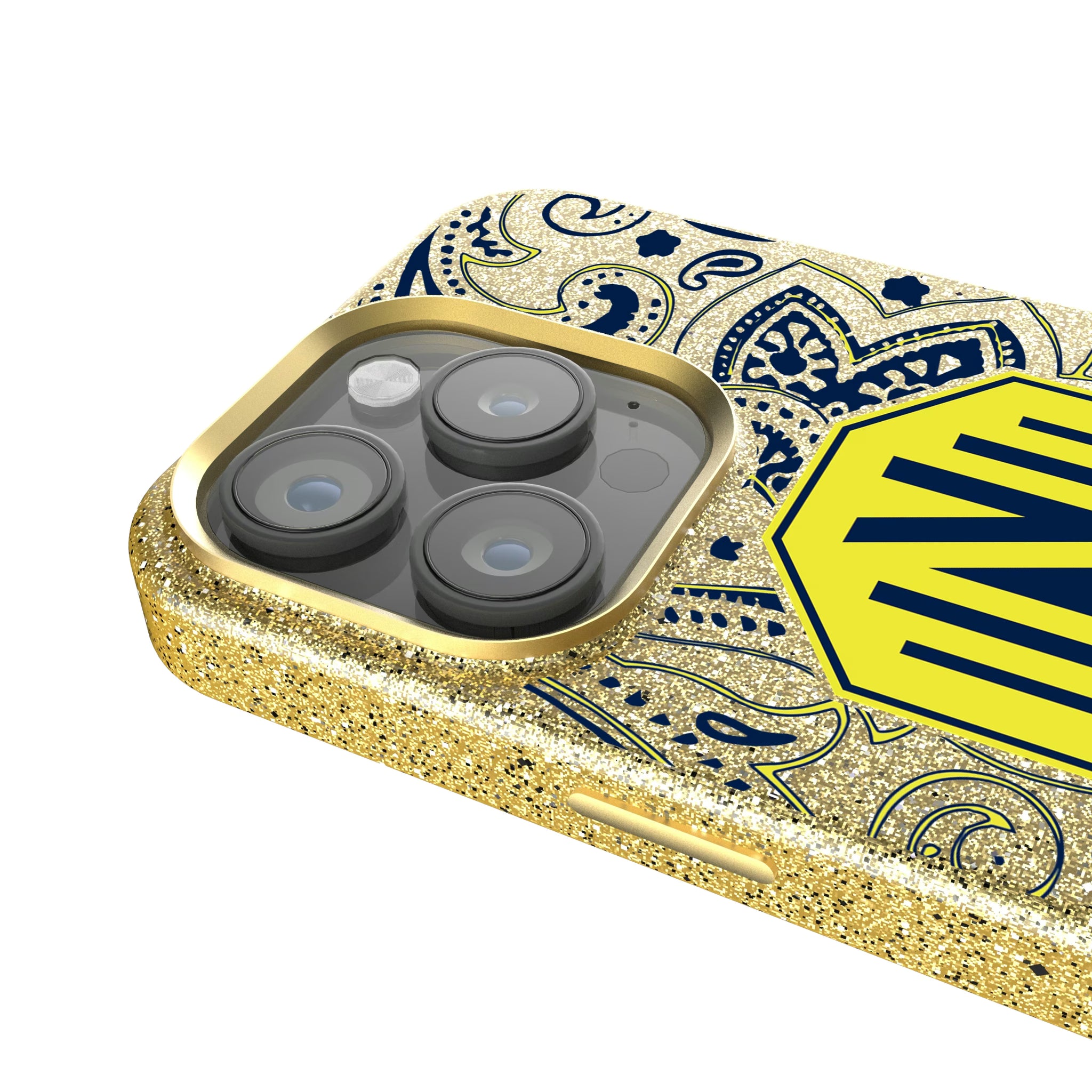 Nashville SC Paisley iPhone Bling Phone Case for Apple iPhone - Detail