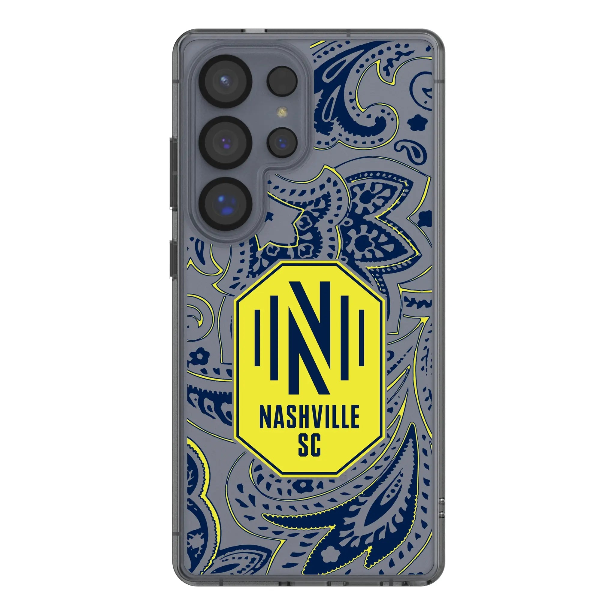 Nashville SC Paisley Galaxy Clear Phone Case for Samsung Galaxy#Device_Galaxy S25 Ultra