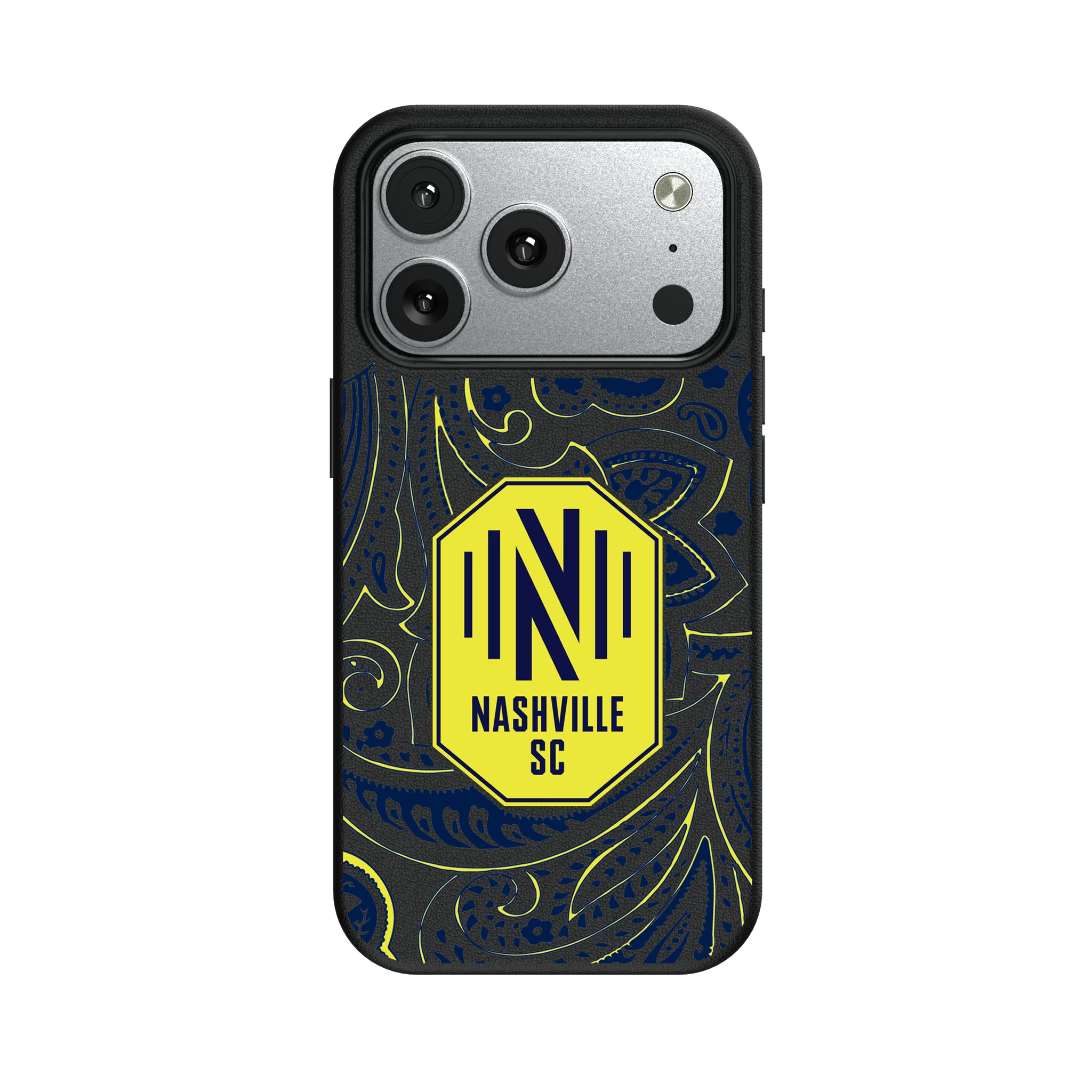 Nashville SC Paisley iPhone MagSafe Compatible Phone Case for Apple iPhone#Device_iPhone 17 Pro