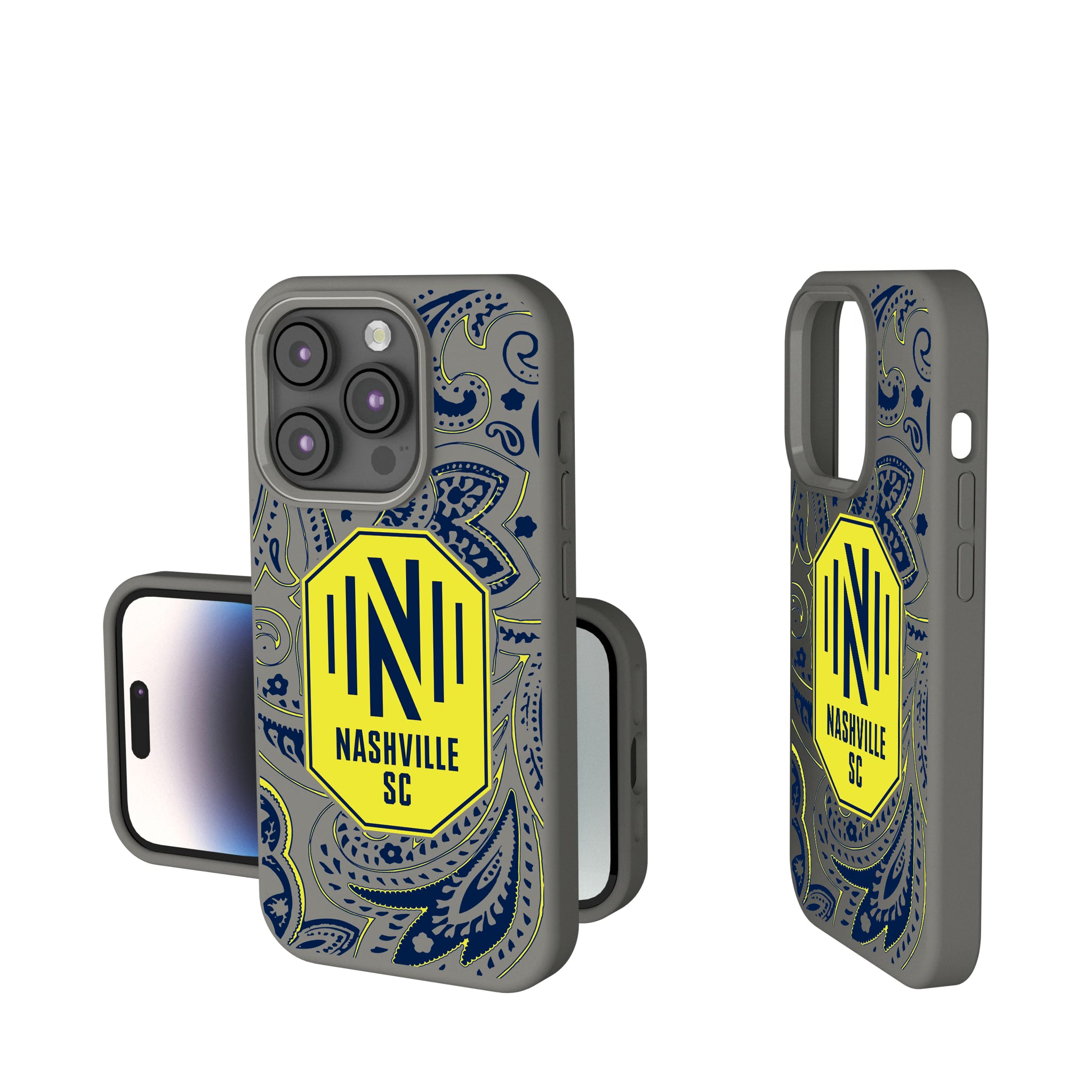 Nashville SC Paisley iPhone Soft Touch Phone Case for Apple iPhone