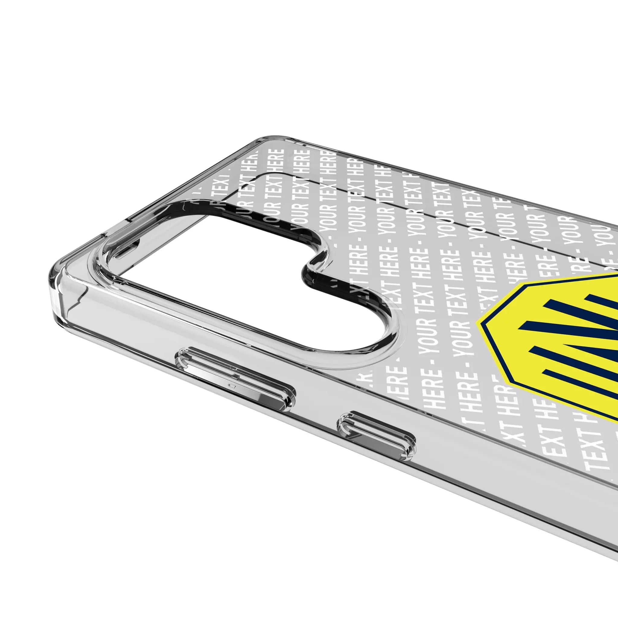 Nashville SC Personalized EndZone Plus Galaxy Clear Phone Case for Samsung Galaxy - Detail