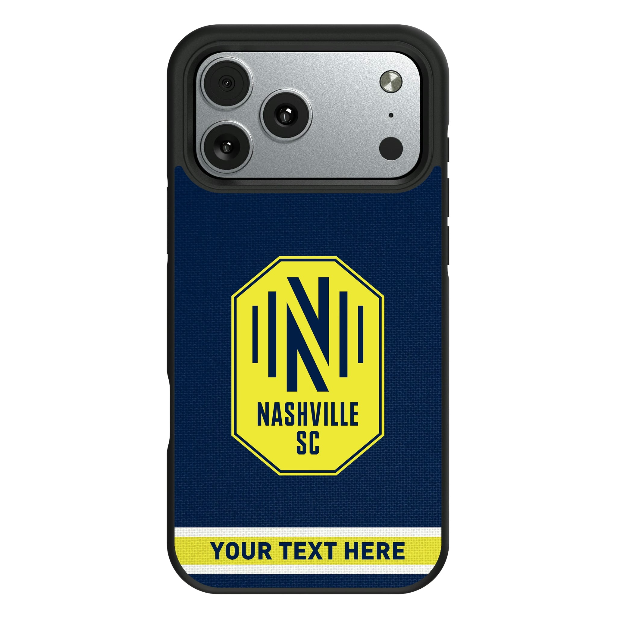 Nashville SC Personalized Stripe iPhone Bump Phone Case for Apple iPhone#Device_iPhone 17 Pro Max