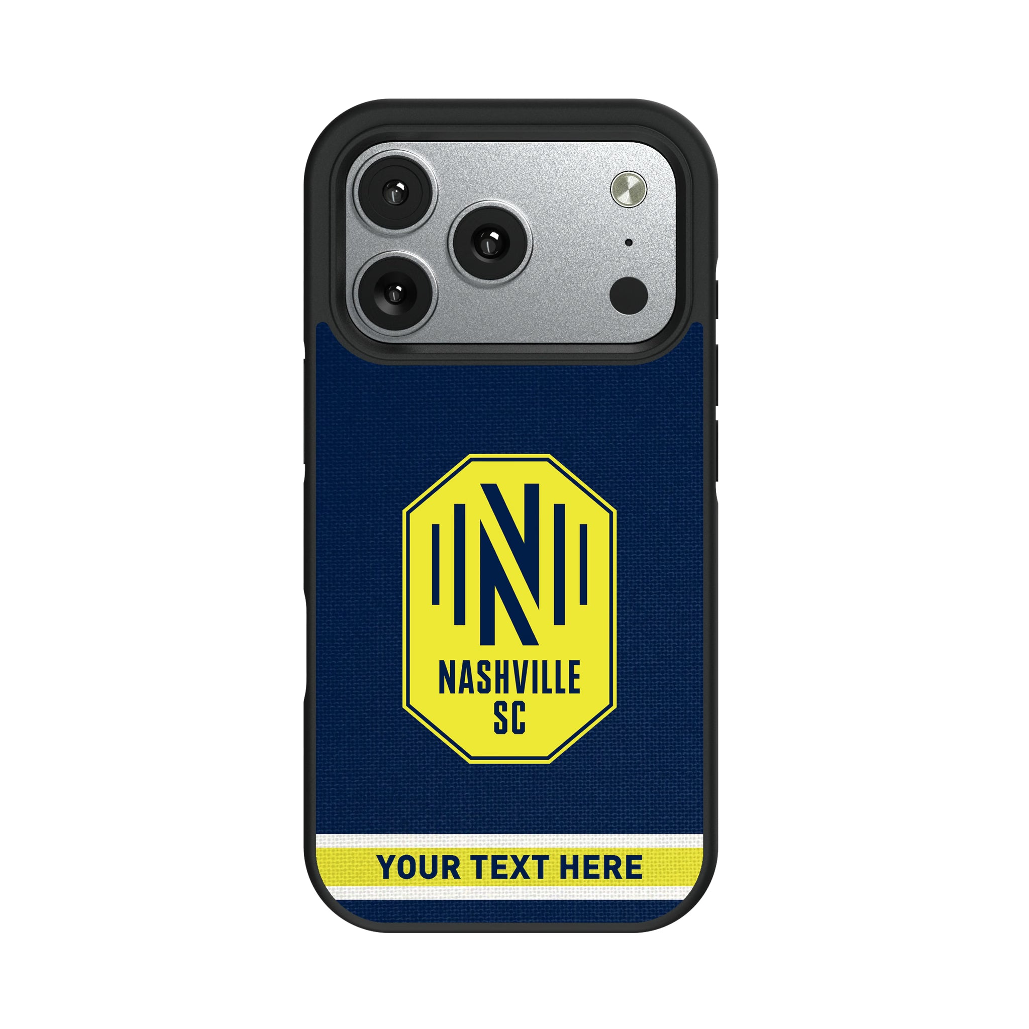 Nashville SC Personalized Stripe iPhone Bump Phone Case for Apple iPhone#Device_iPhone 17 Pro