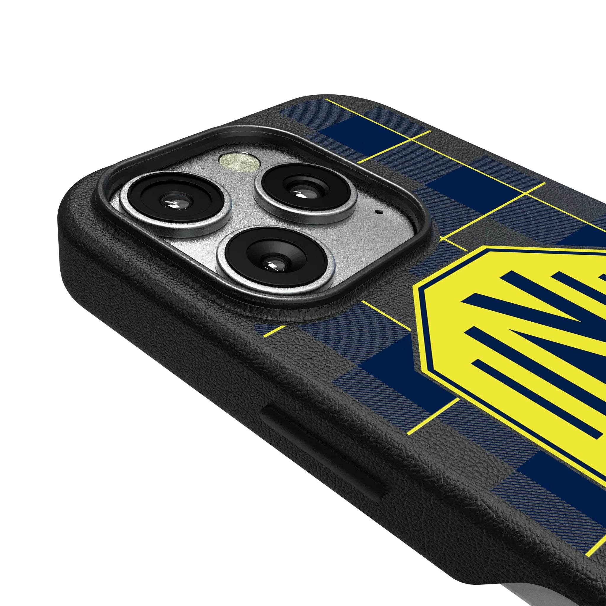 Nashville SC Plaid iPhone MagSafe Compatible Phone Case for Apple iPhone - Detail