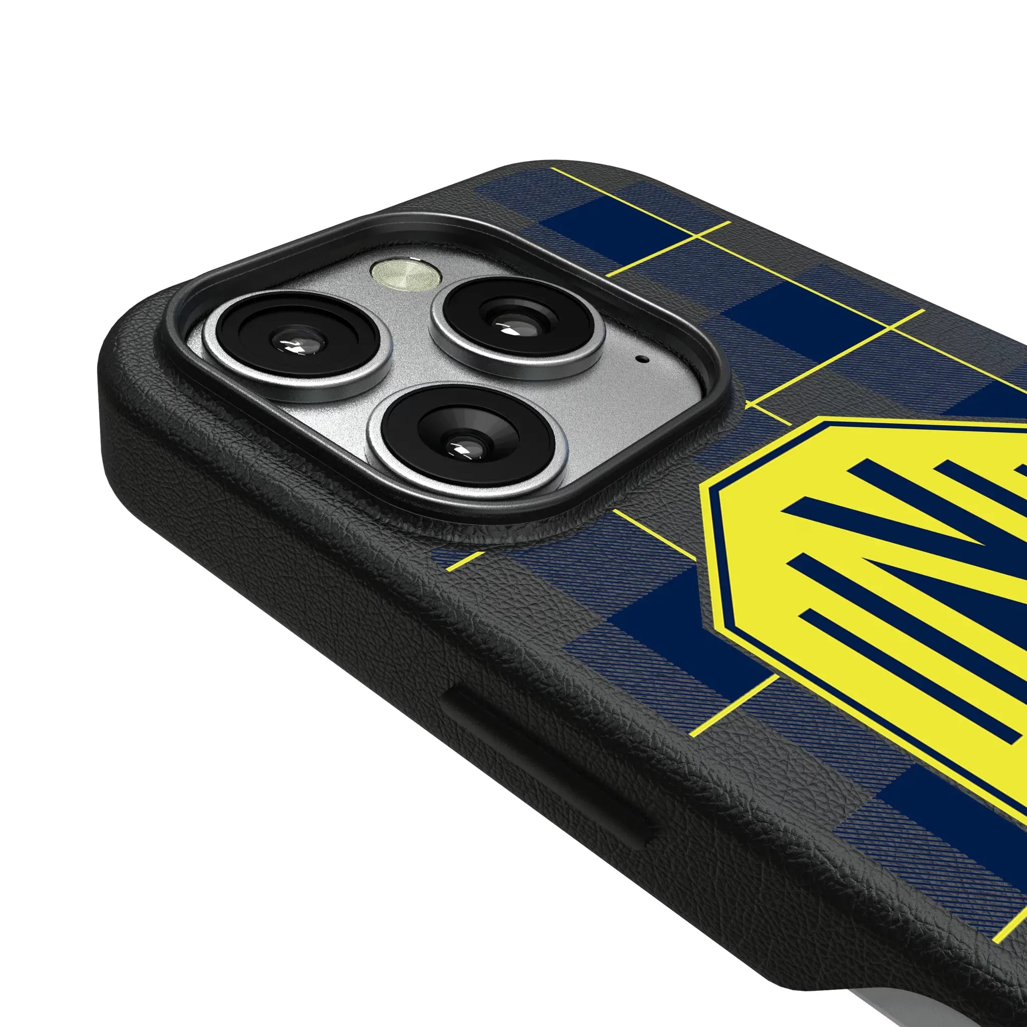 Nashville SC Plaid iPhone MagSafe Compatible Phone Case for Apple iPhone - Detail