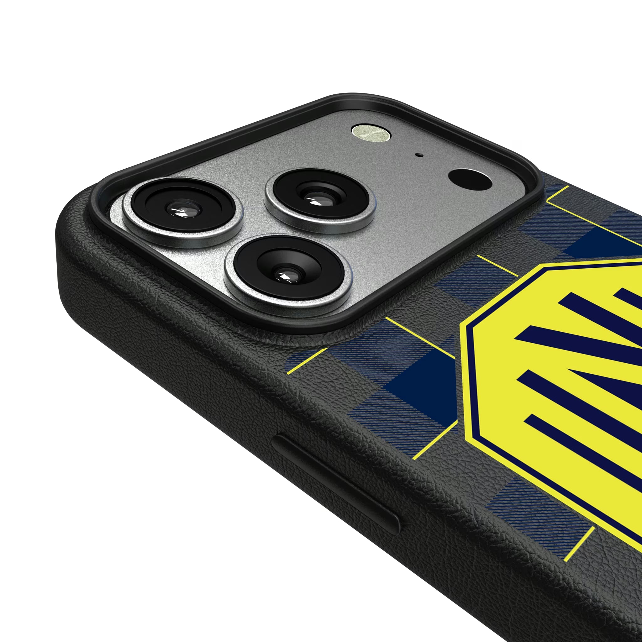 Nashville SC Plaid iPhone MagSafe Compatible Phone Case for Apple iPhone - Detail#Device_iPhone 17 Pro