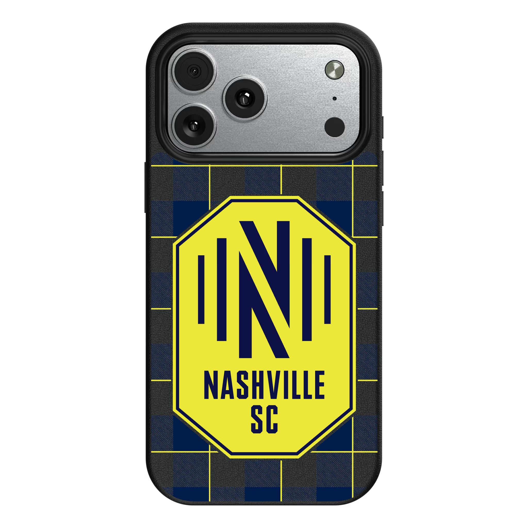 Nashville SC Plaid iPhone MagSafe Compatible Phone Case for Apple iPhone#Device_iPhone 17 Pro Max