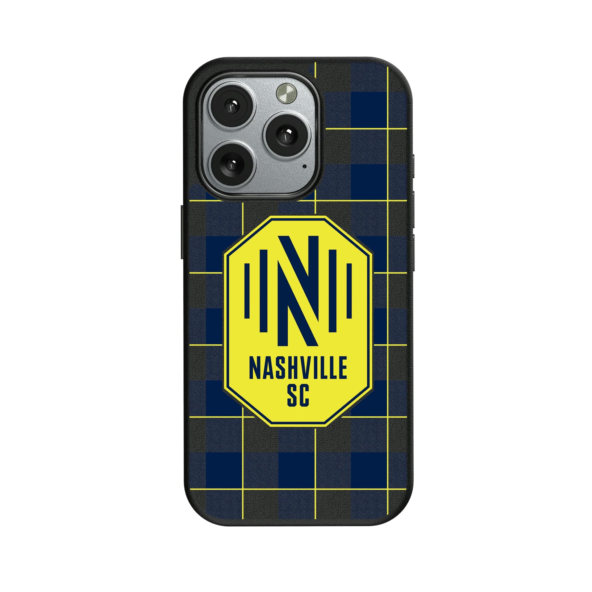 Nashville SC Plaid iPhone MagSafe Compatible Phone Case for Apple iPhone
