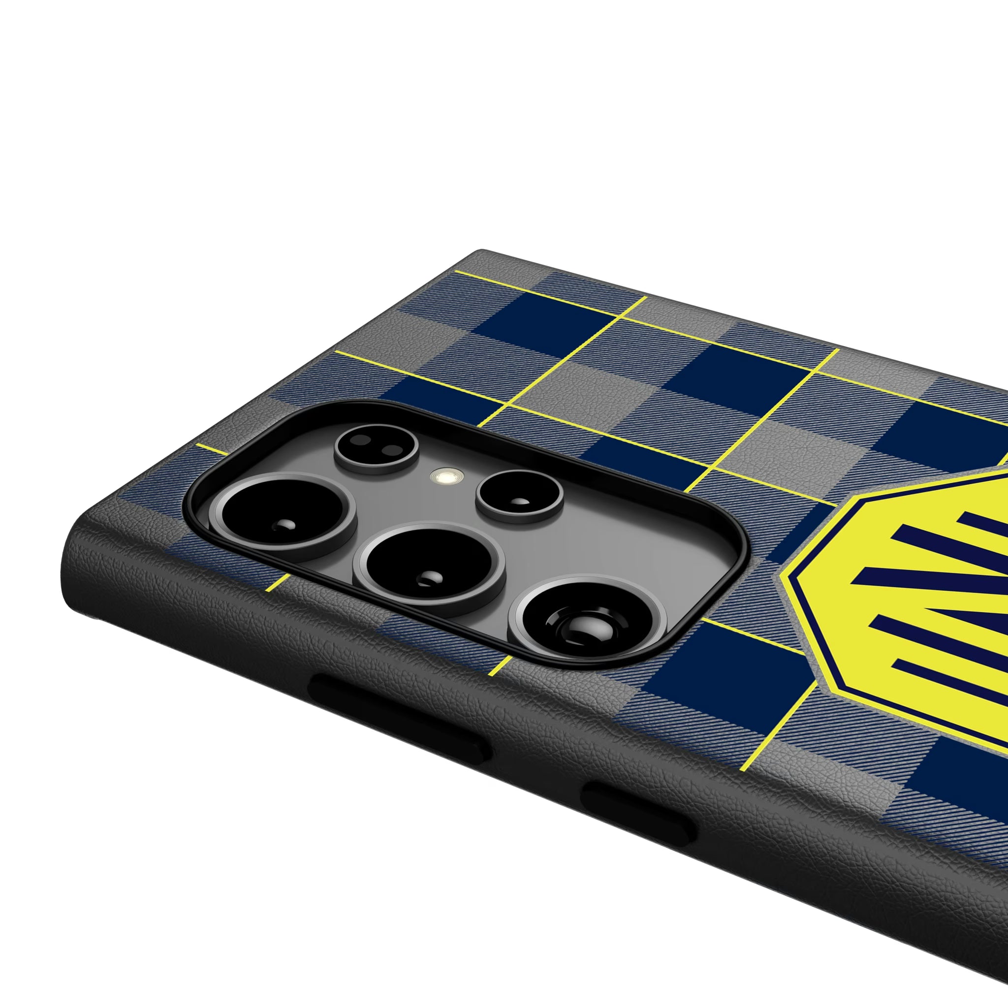 Nashville SC Plaid Galaxy MagSafe Compatible Phone Case for Samsung Galaxy - Detail