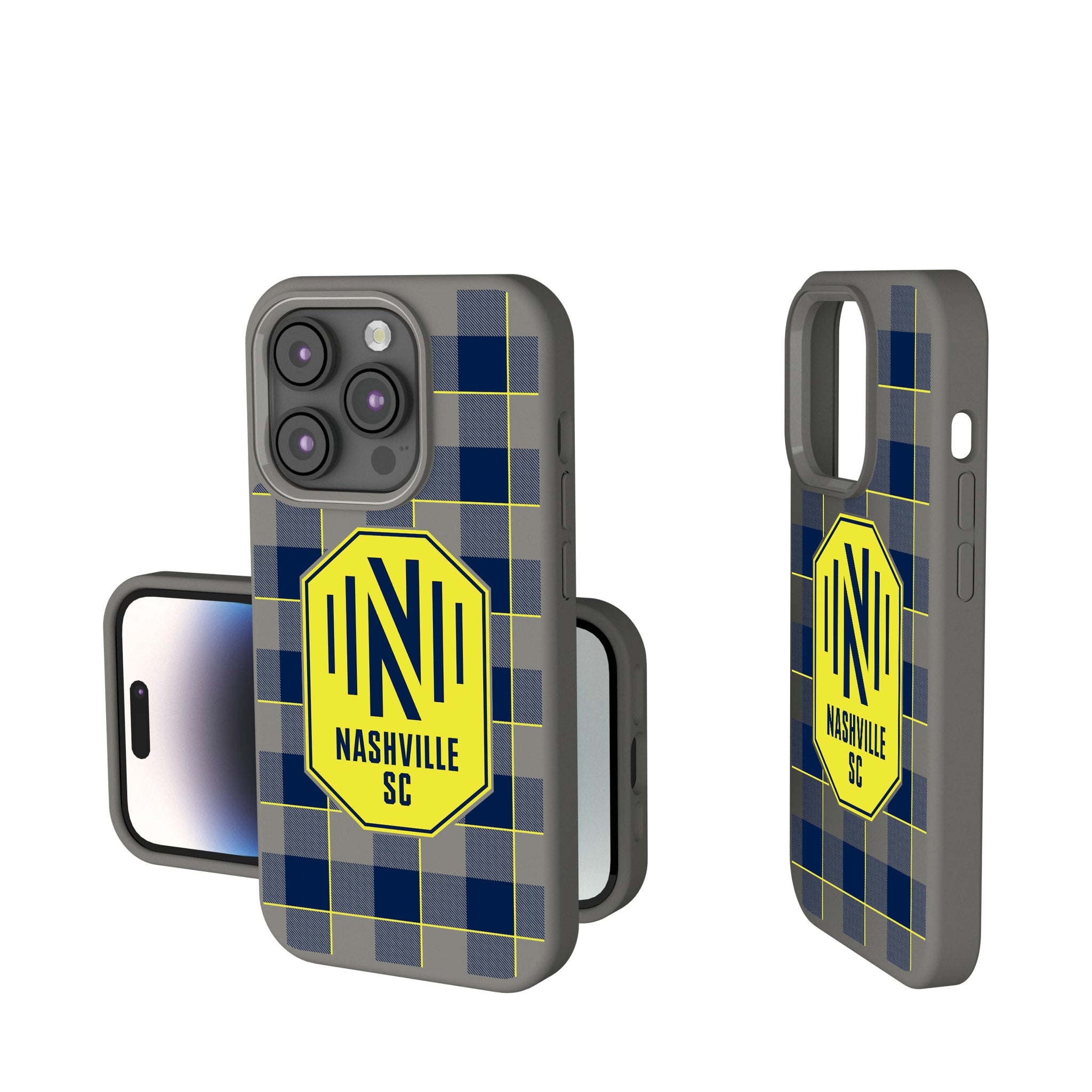 Nashville SC Plaid iPhone Soft Touch Phone Case for Apple iPhone