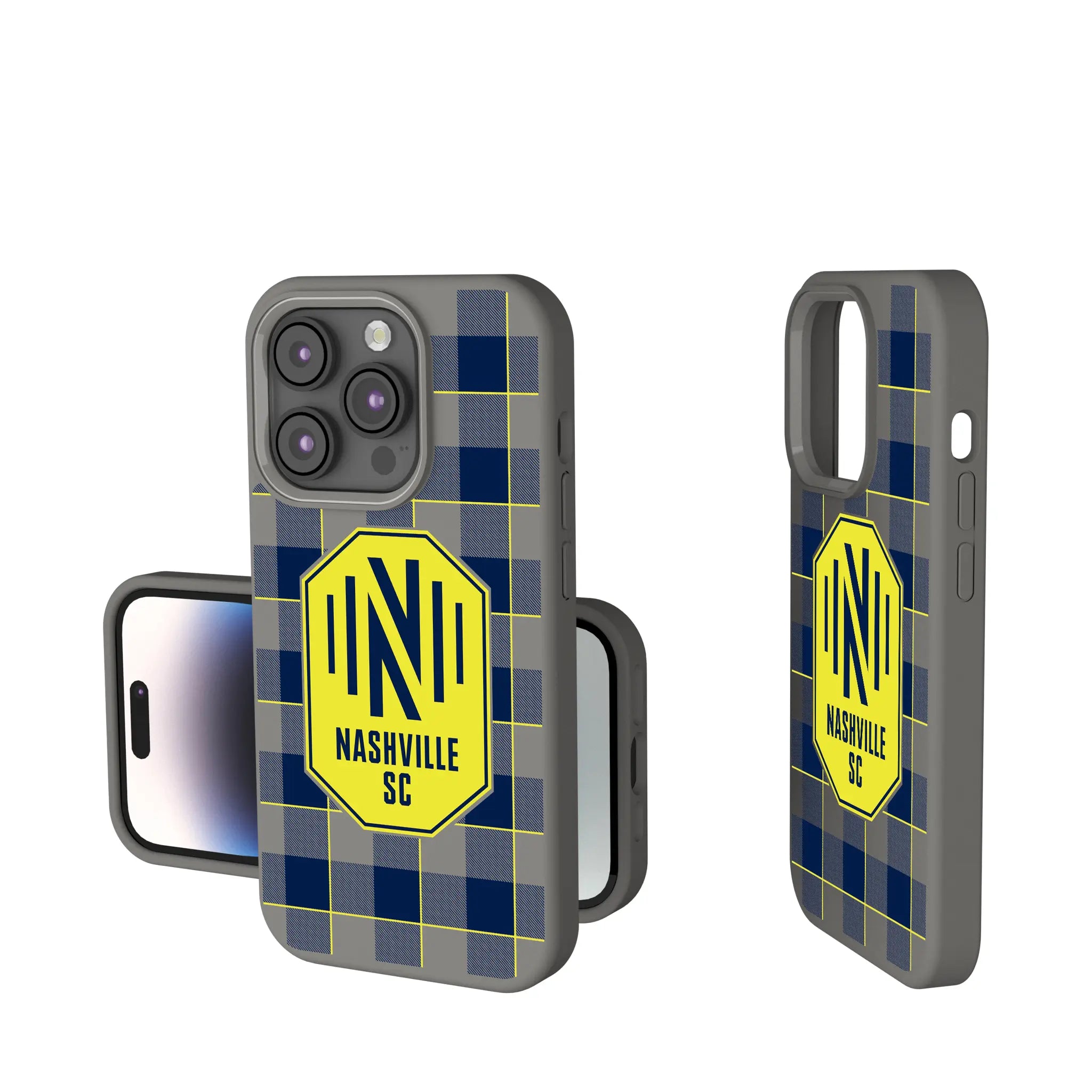 Nashville SC Plaid iPhone Soft Touch Phone Case for Apple iPhone