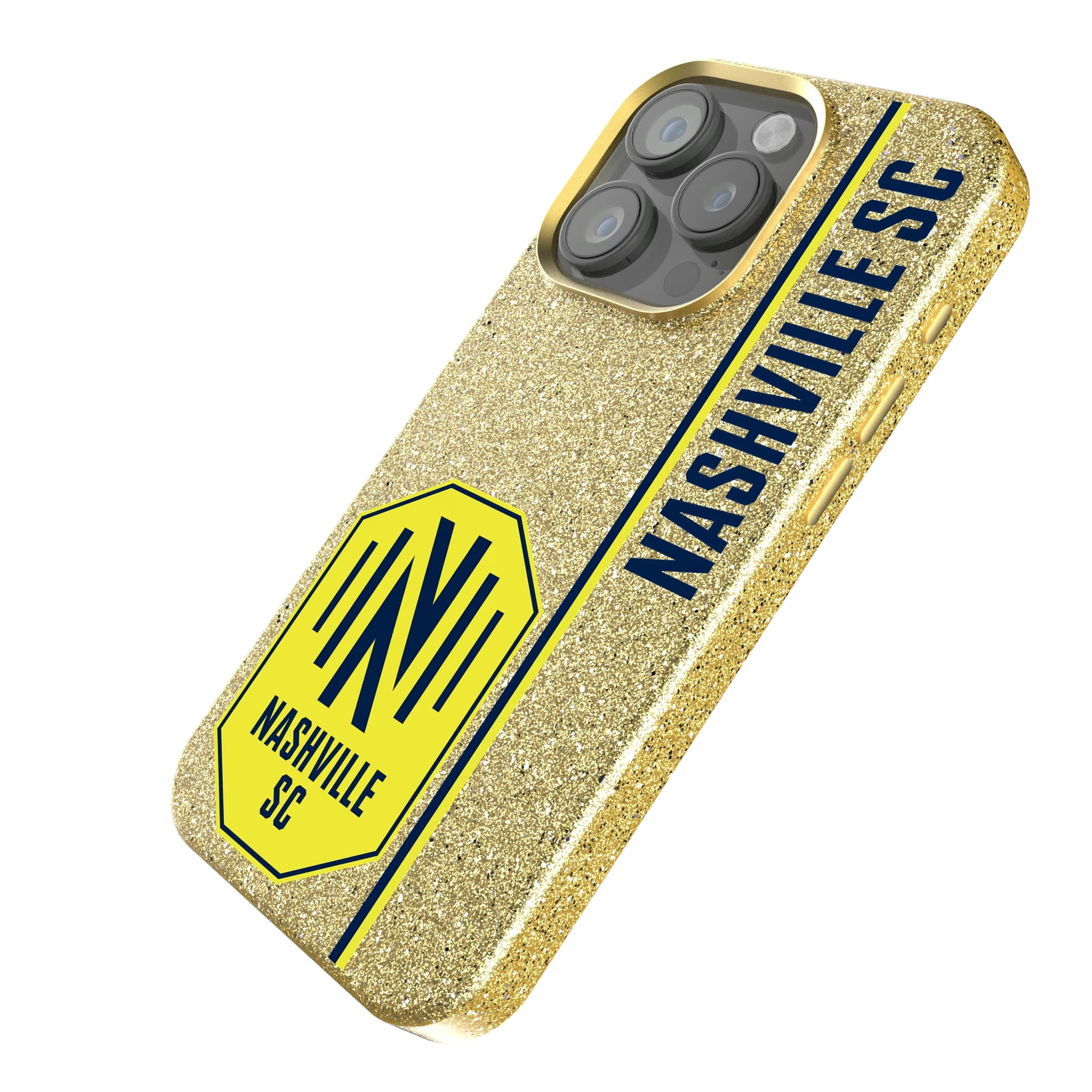Nashville SC Sidebar iPhone Bling Phone Case for Apple iPhone - Isometric View