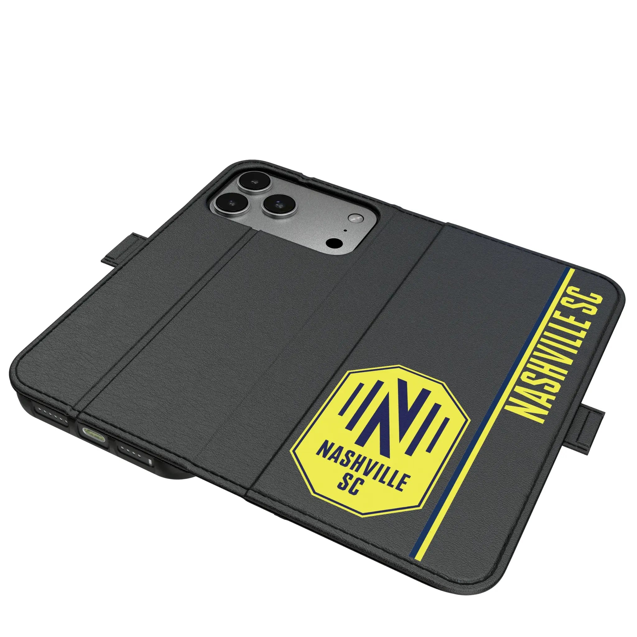 Nashville SC Sidebar iPhone Folio Phone Case for Apple iPhone#Device_iPhone 17 Pro Max