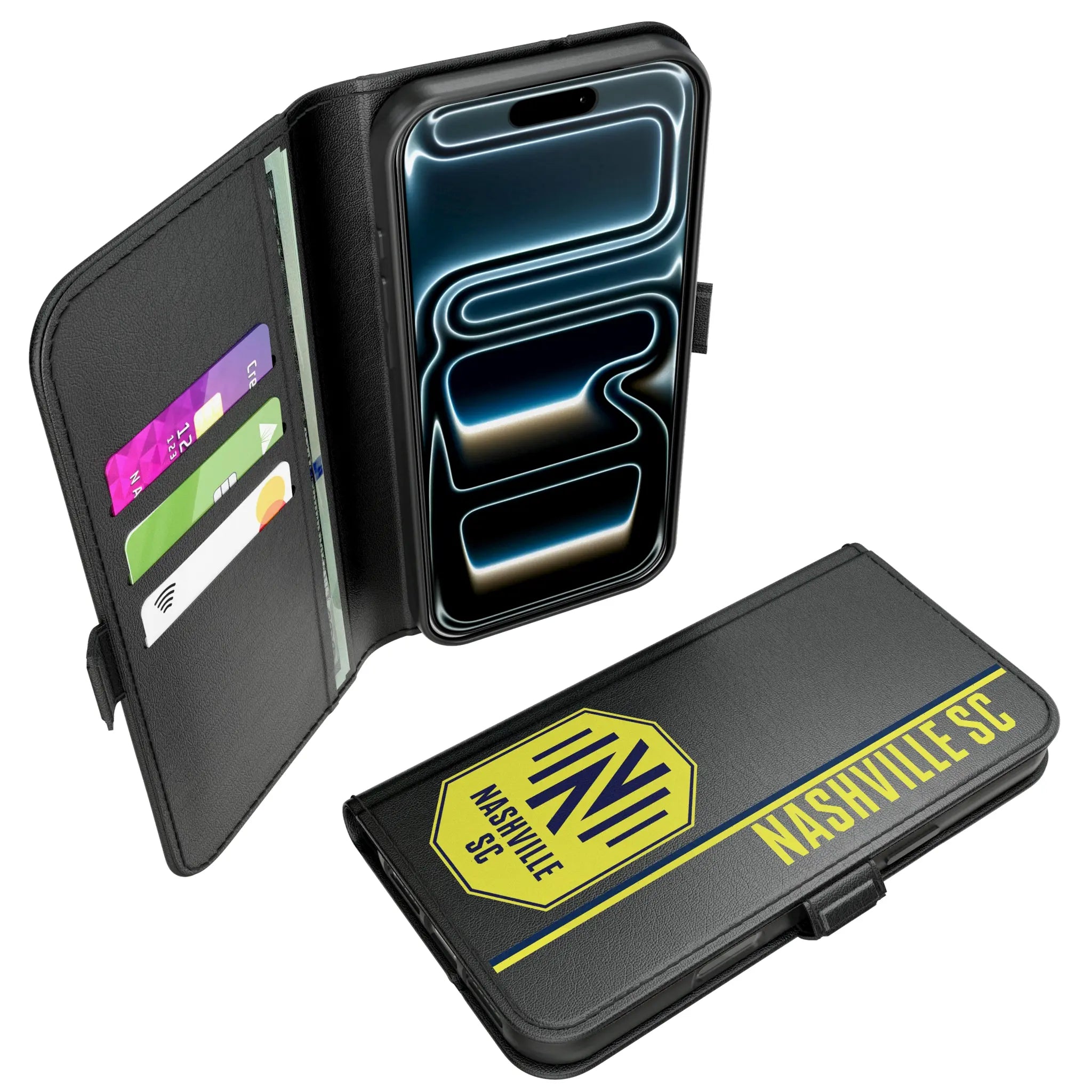 Nashville SC Sidebar iPhone Folio Phone Case for Apple iPhone#Device_iPhone 17 Pro Max