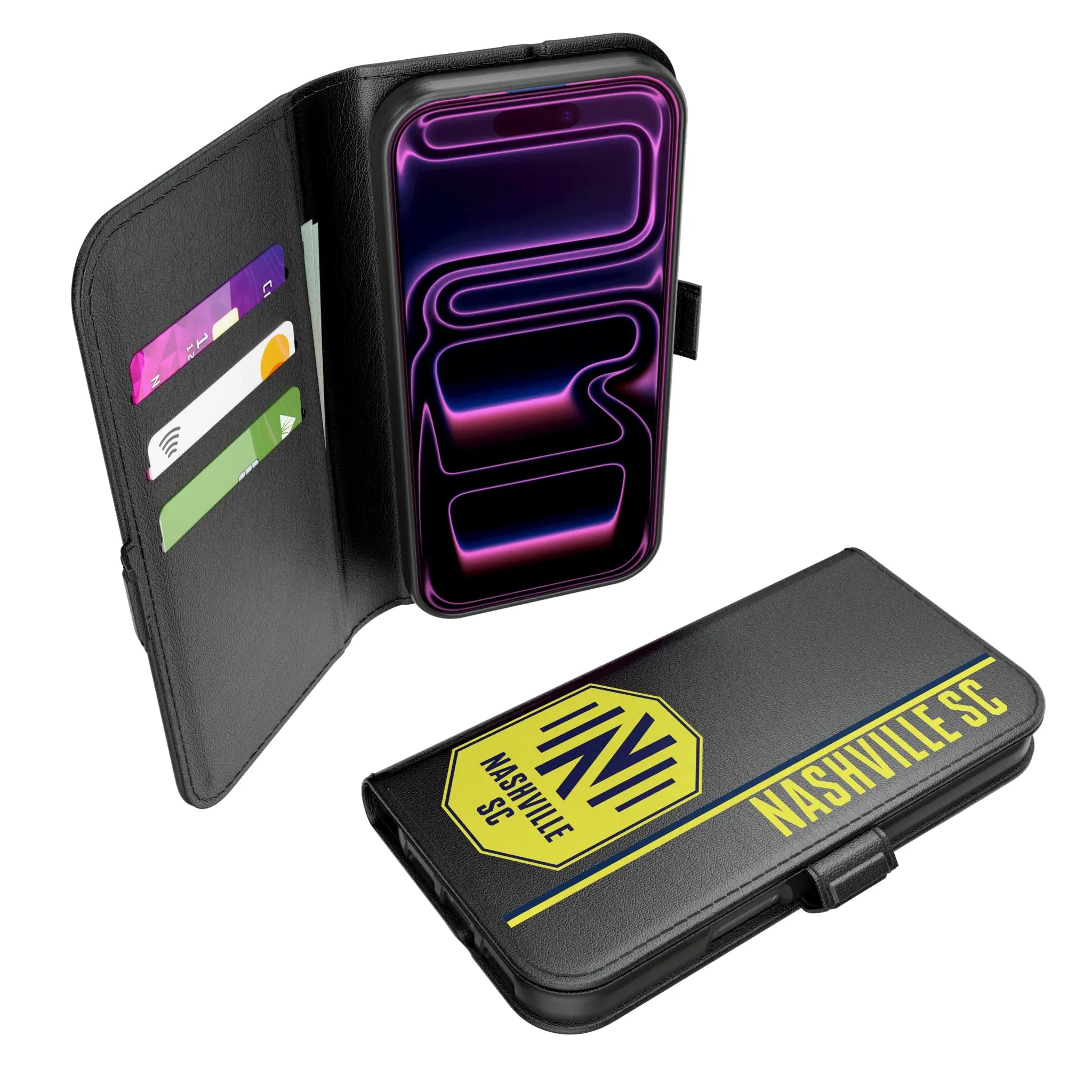 Nashville SC Sidebar iPhone Folio Phone Case for Apple iPhone#Device_iPhone 17 Pro