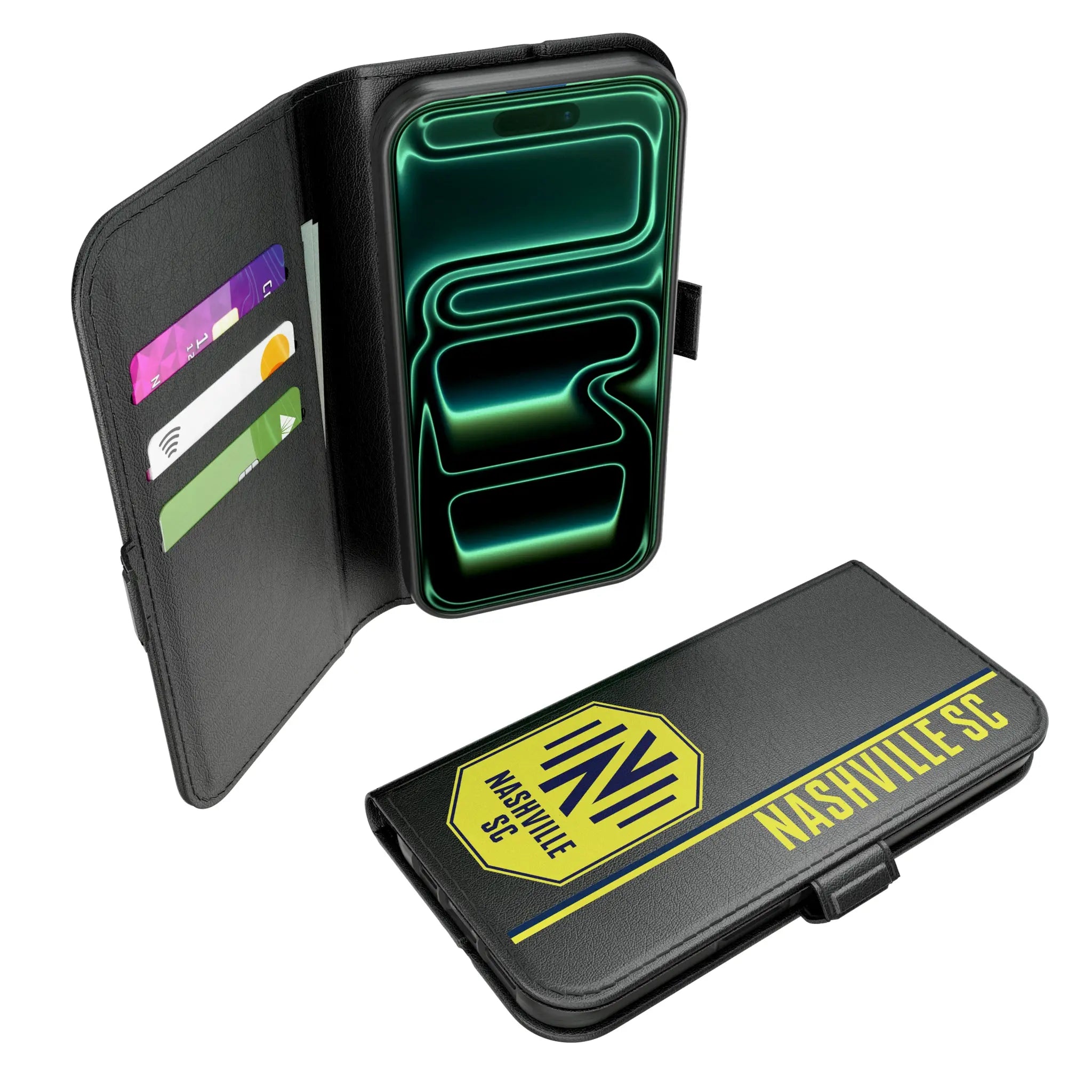 Nashville SC Sidebar iPhone Folio Phone Case for Apple iPhone#Device_iPhone 17