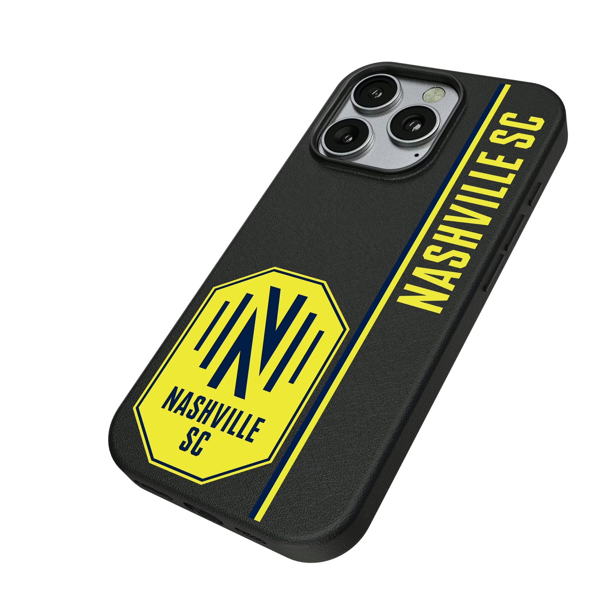 Nashville SC Sidebar iPhone MagSafe Compatible Phone Case for Apple iPhone - Isometric View