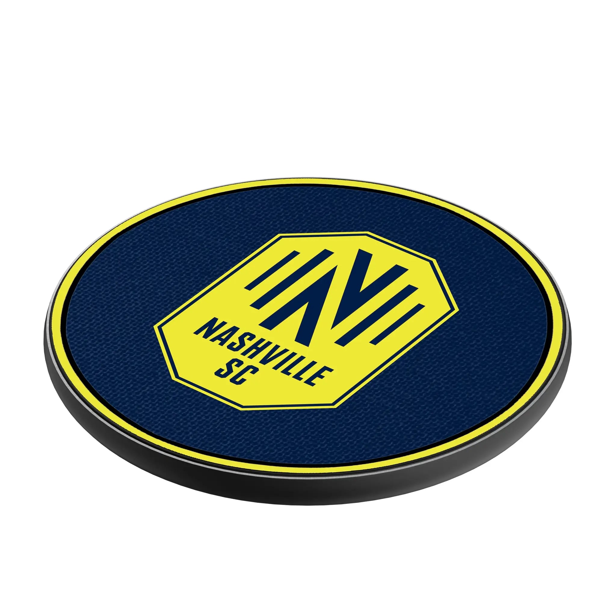 Nashville SC Solid 15-Watt Wireless Charger - Isometric View