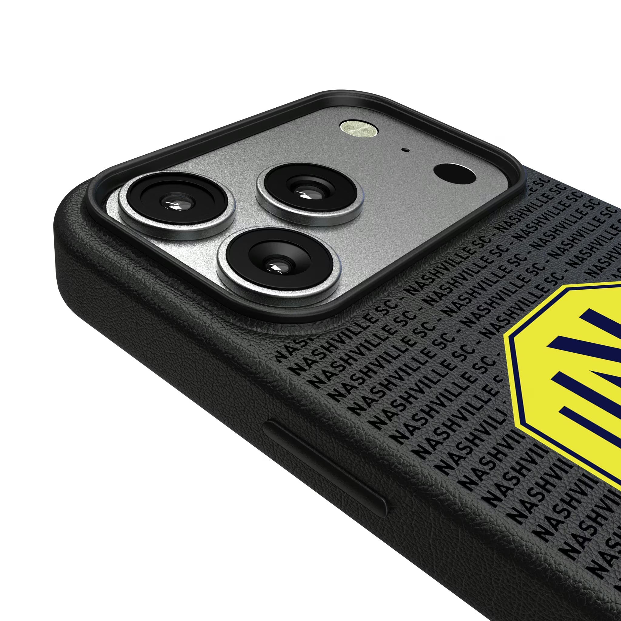 Nashville SC Text Backdrop iPhone MagSafe Compatible Phone Case for Apple iPhone - Detail#Device_iPhone 17 Pro