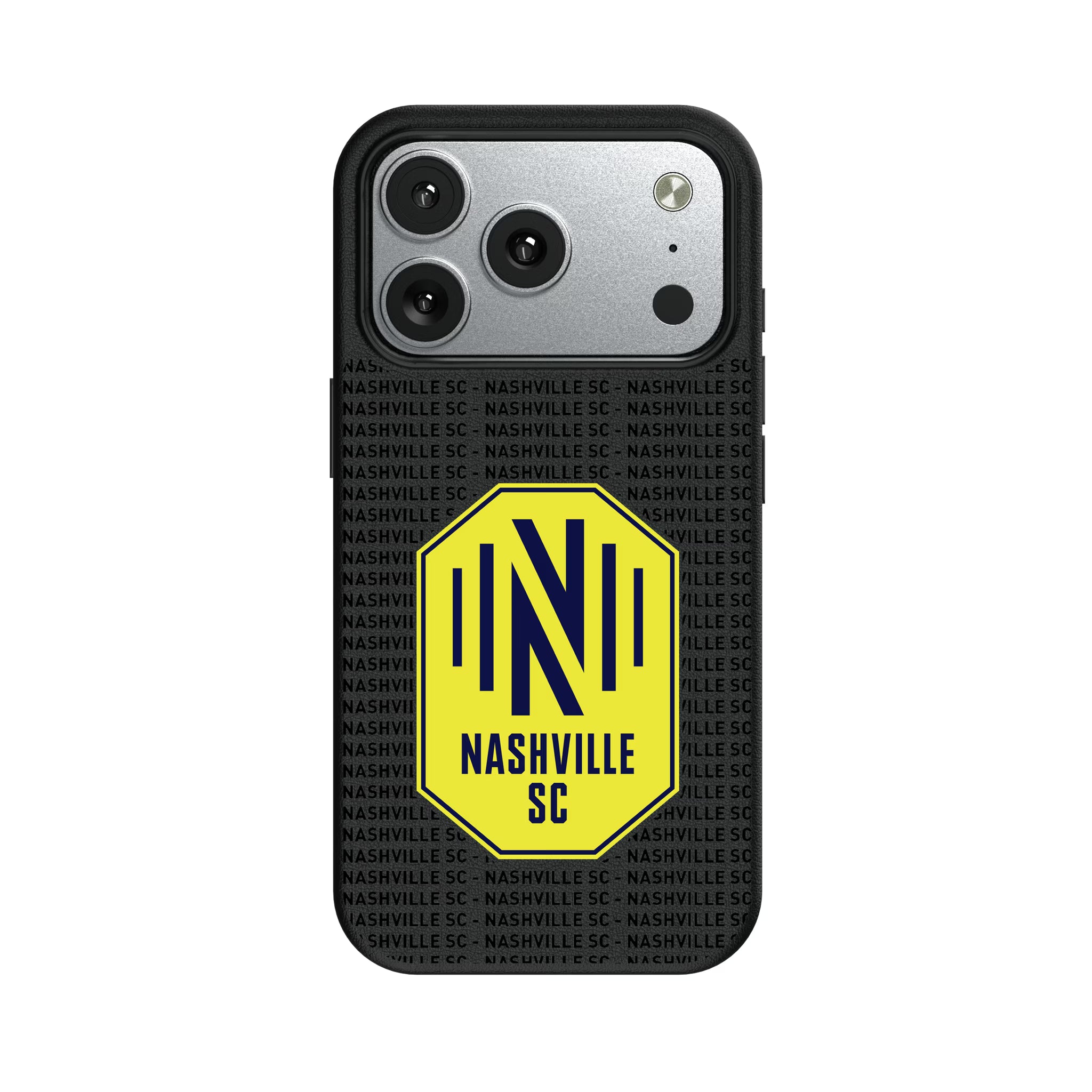 Nashville SC Text Backdrop iPhone MagSafe Compatible Phone Case for Apple iPhone#Device_iPhone 17 Pro